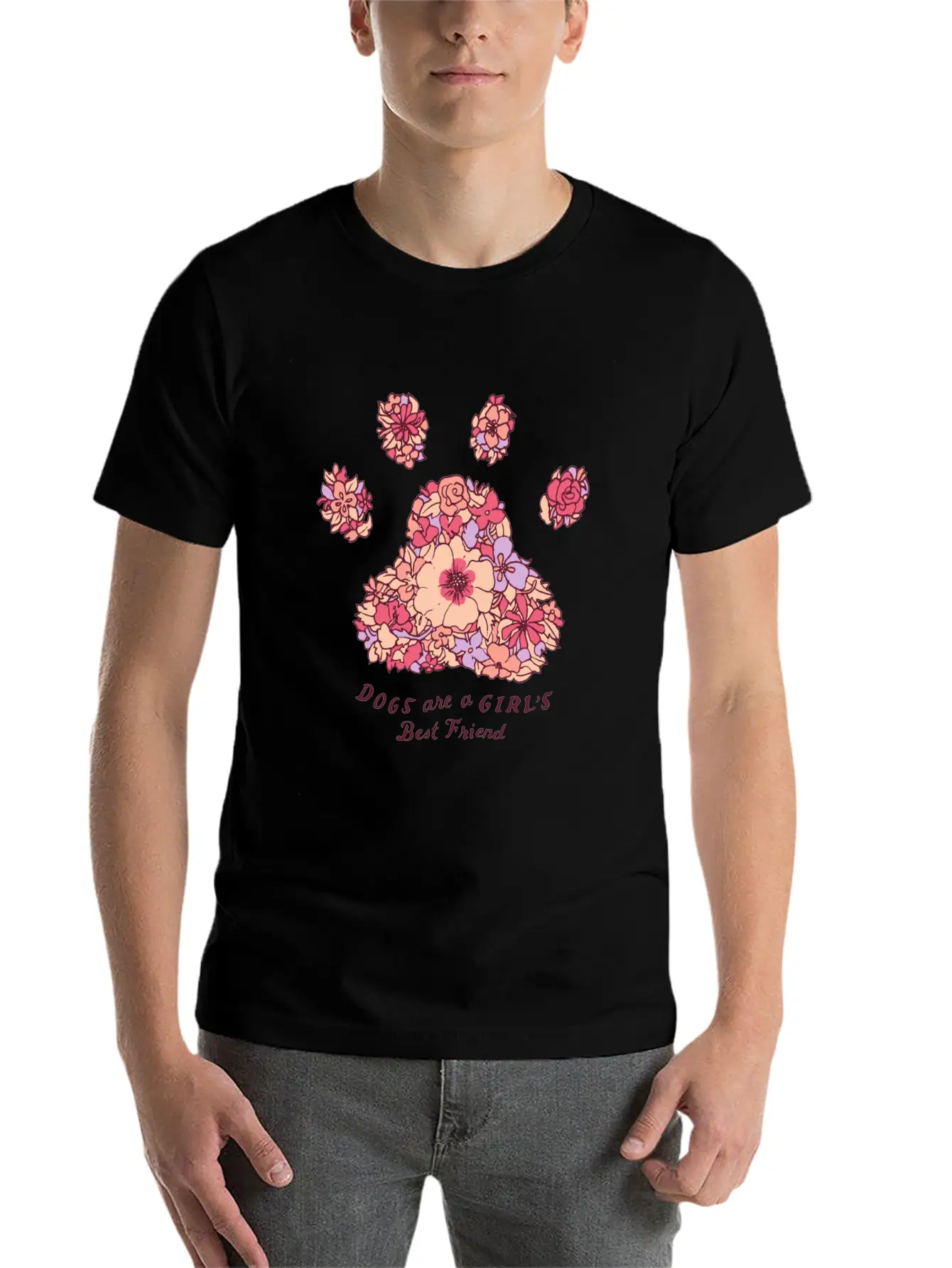 Dogs Is Best Friend Timeless Short Sleeve Tee – Comfy And Minimalist Design