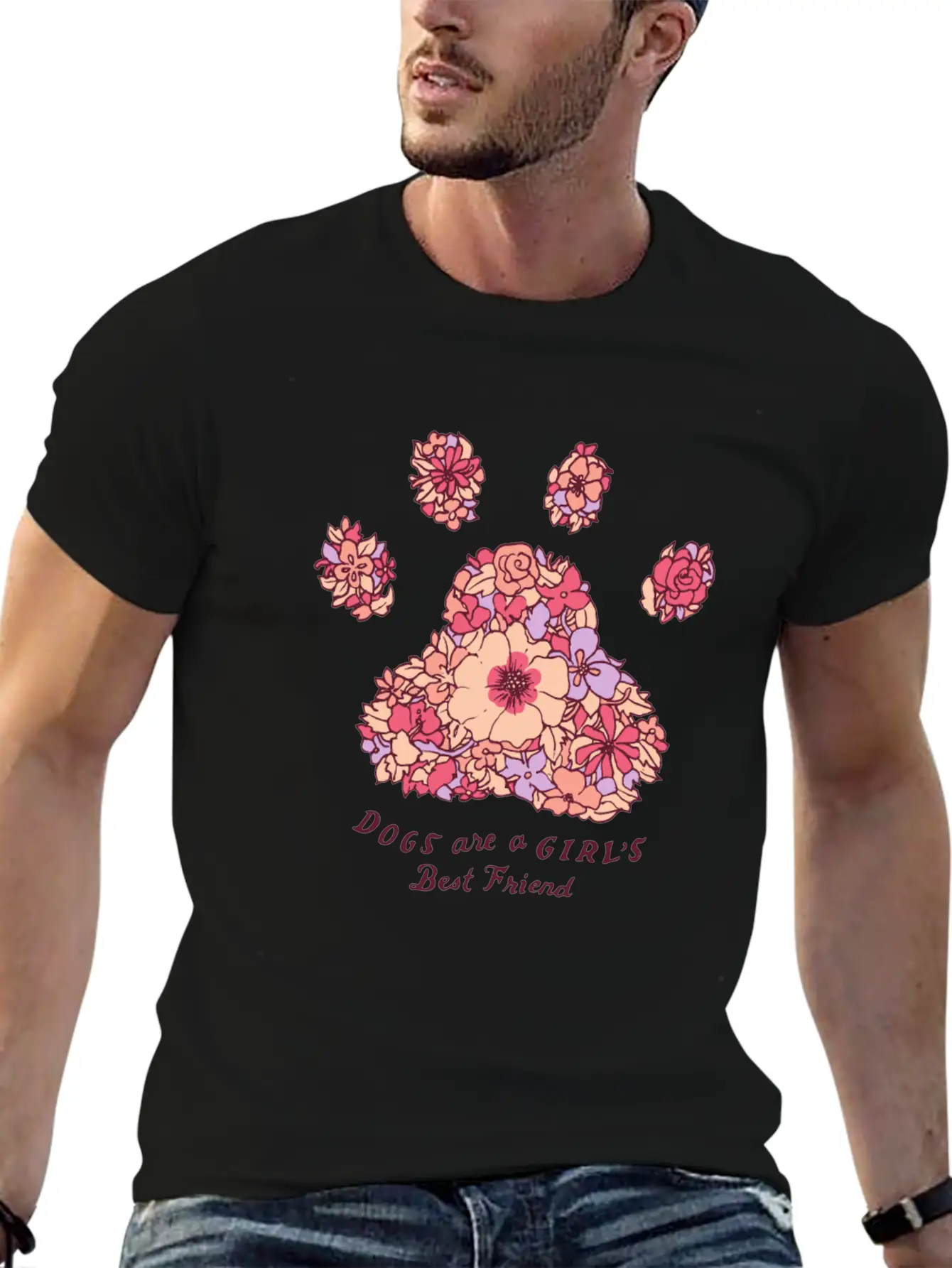 Dogs Is Best Friend Timeless Short Sleeve Tee – Comfy And Minimalist Design