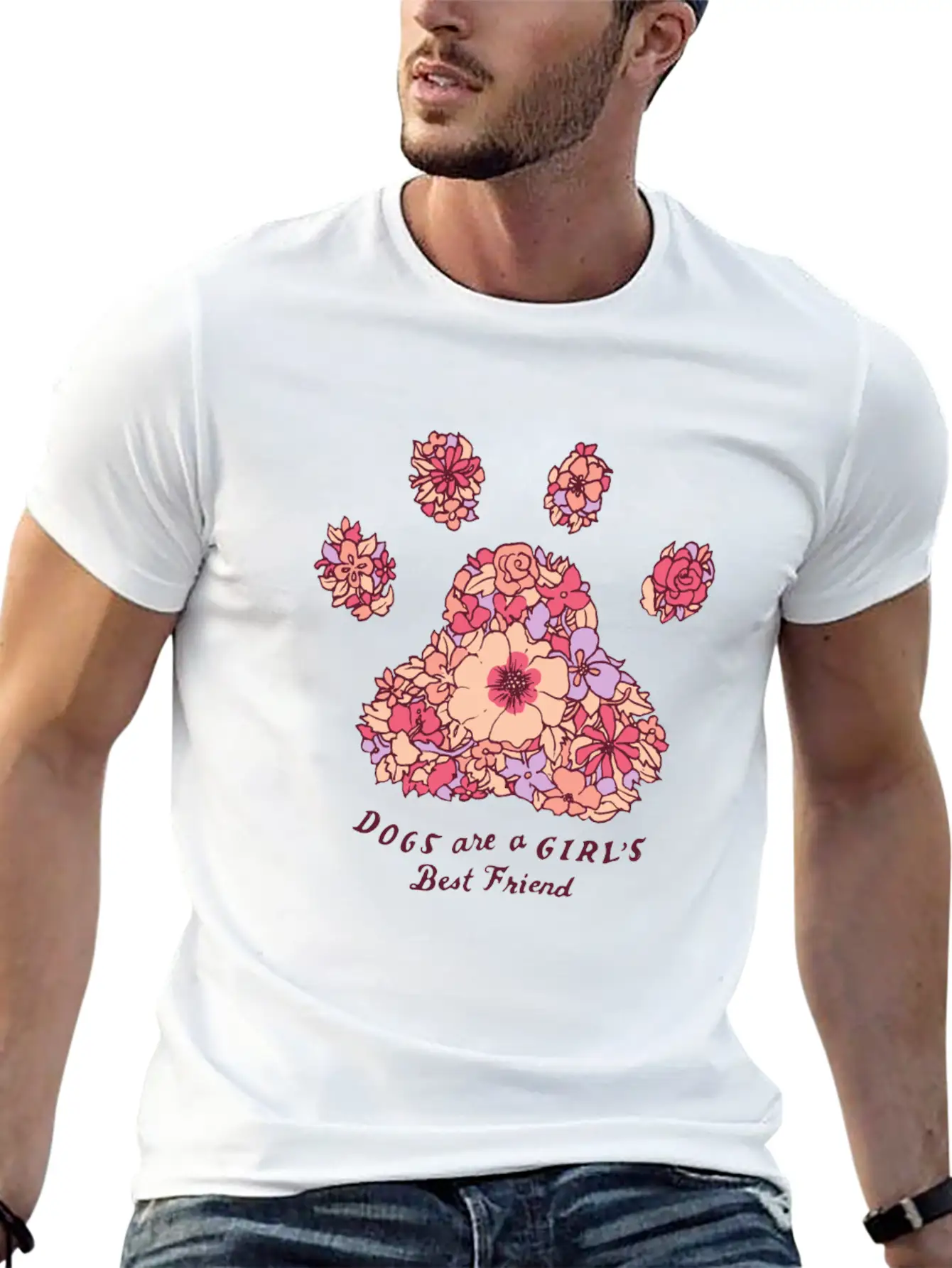 Dogs Is Best Friend Timeless Short Sleeve Tee – Comfy And Minimalist Design