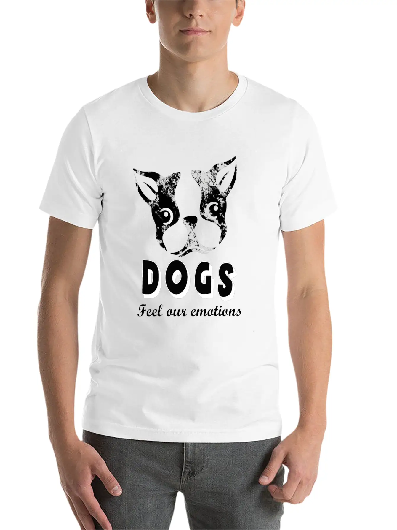 Dogs Stylish Everyday T-Shirt – Unisex Basic Cotton Tee