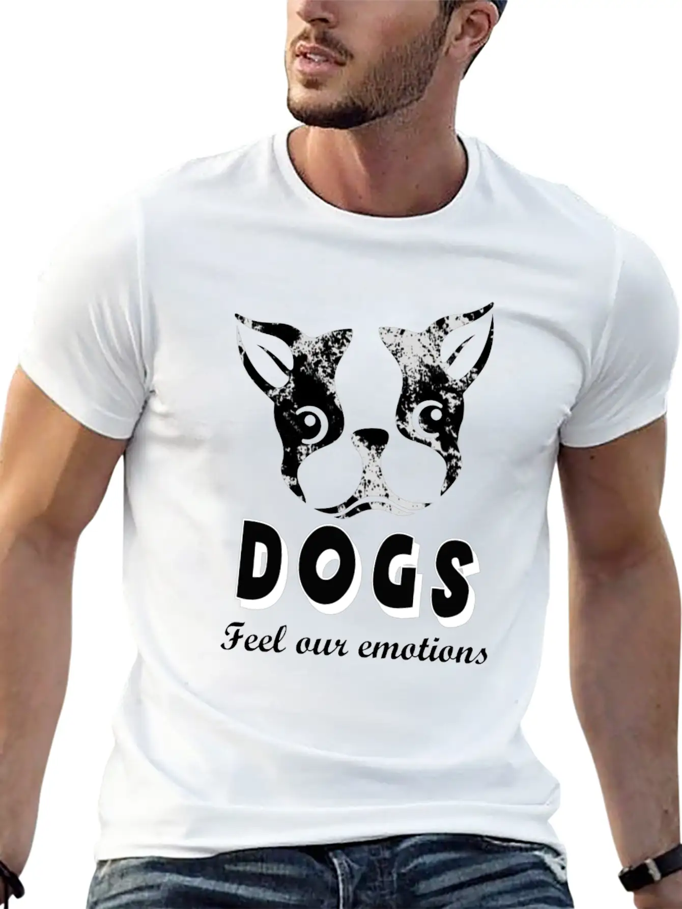 Dogs Stylish Everyday T-Shirt – Unisex Basic Cotton Tee