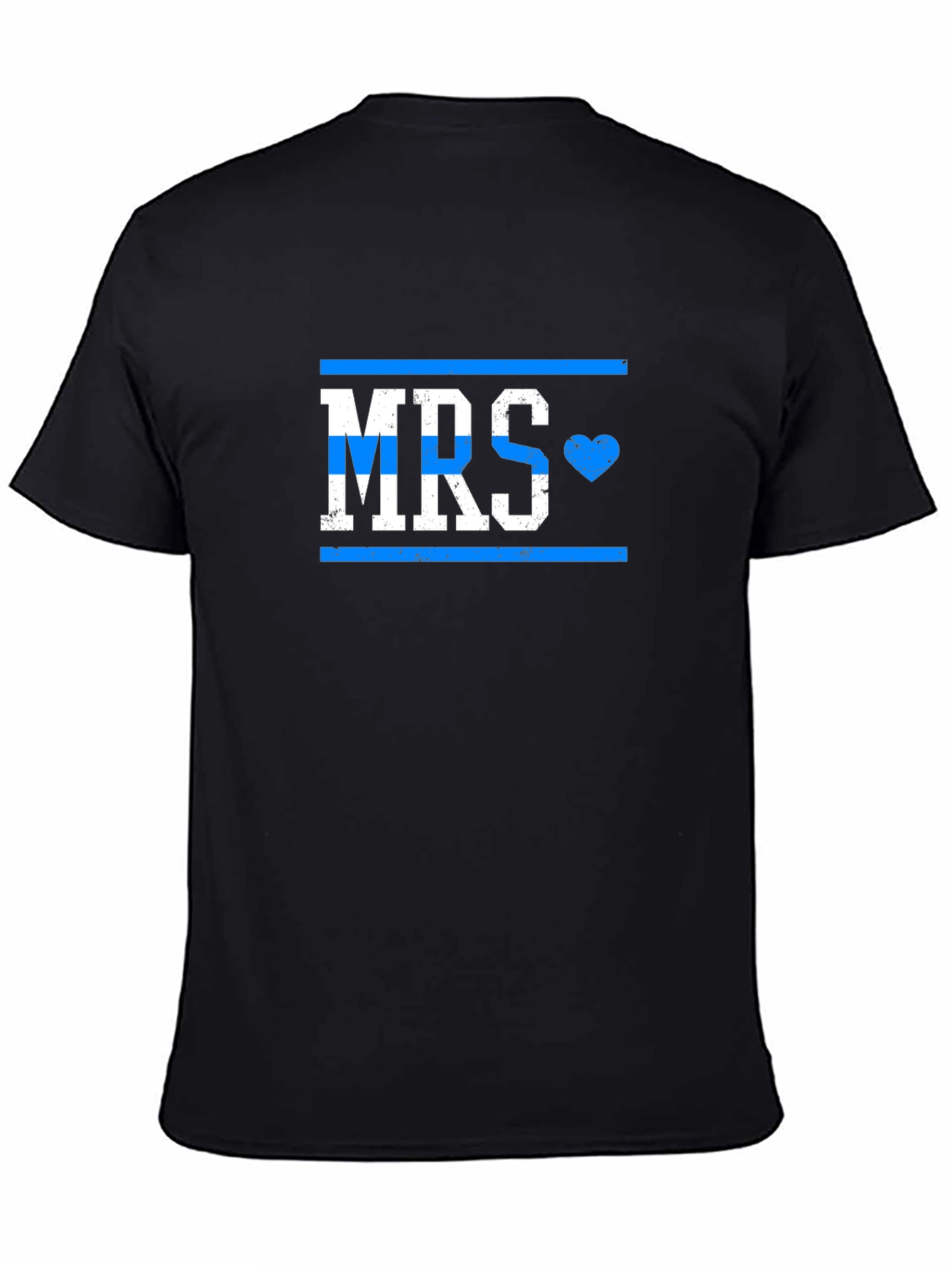 MRS with Heart Graphic Tee - Black