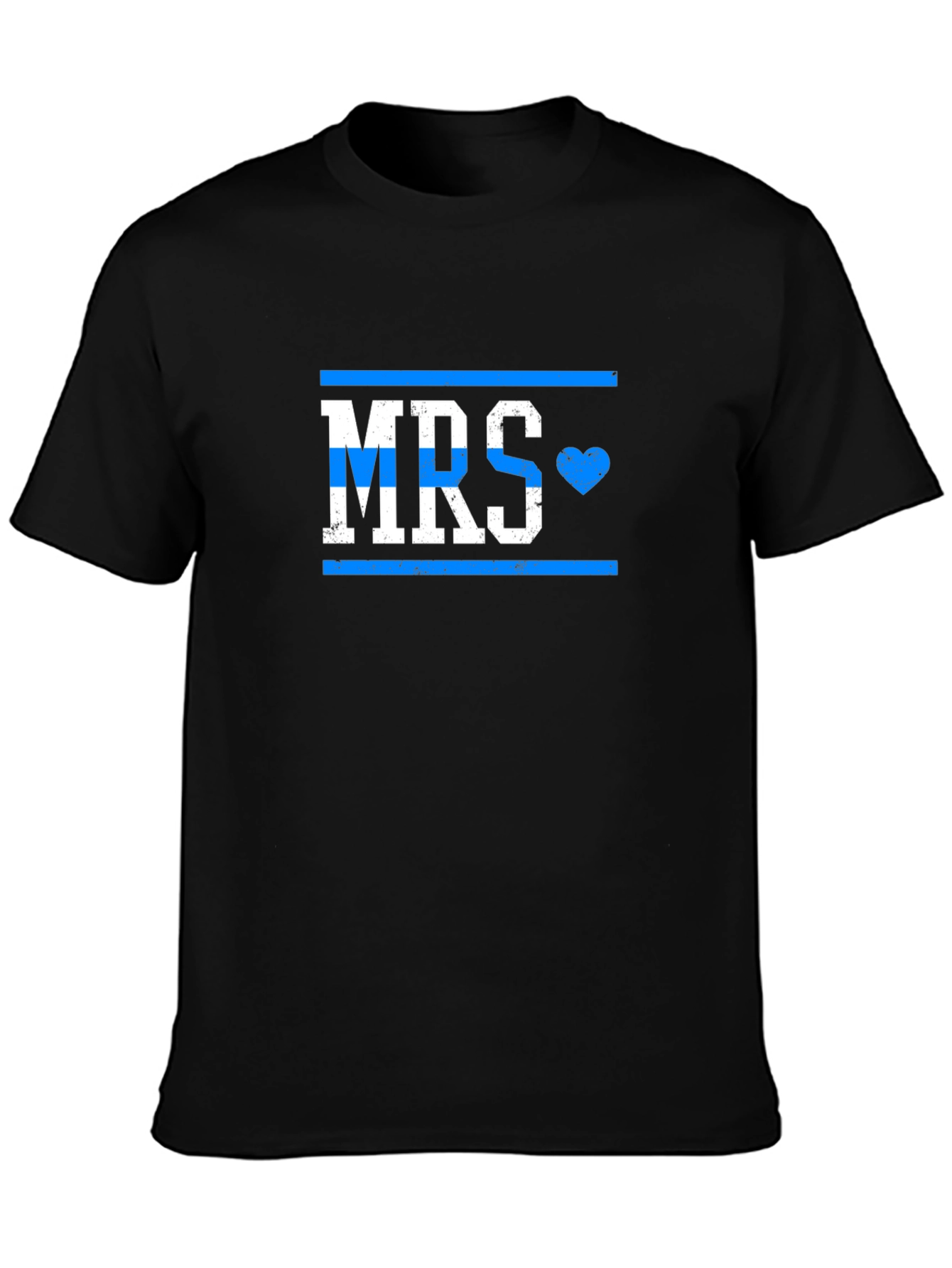 MRS with Heart Graphic Tee - Black