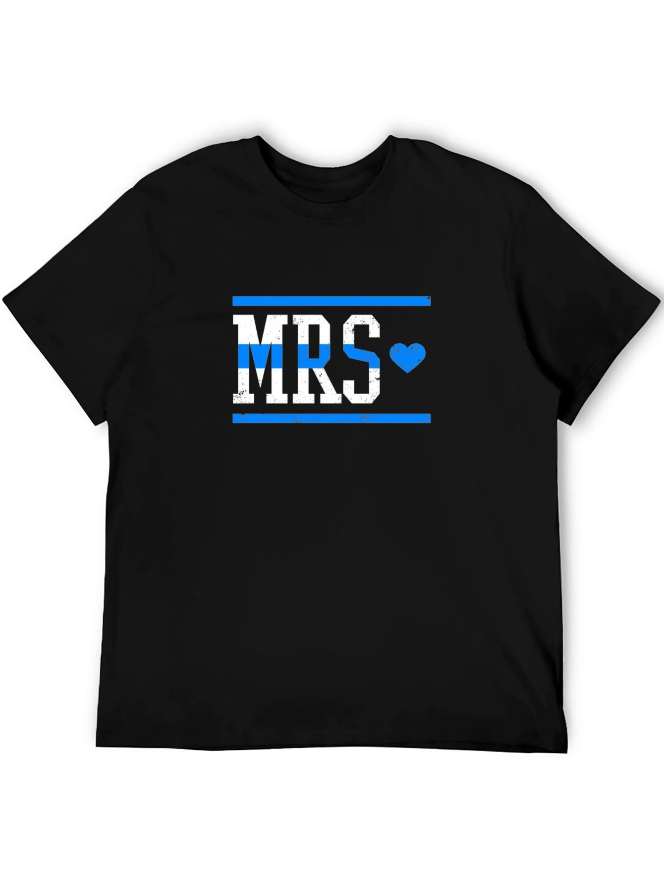 MRS with Heart Graphic Tee - Black