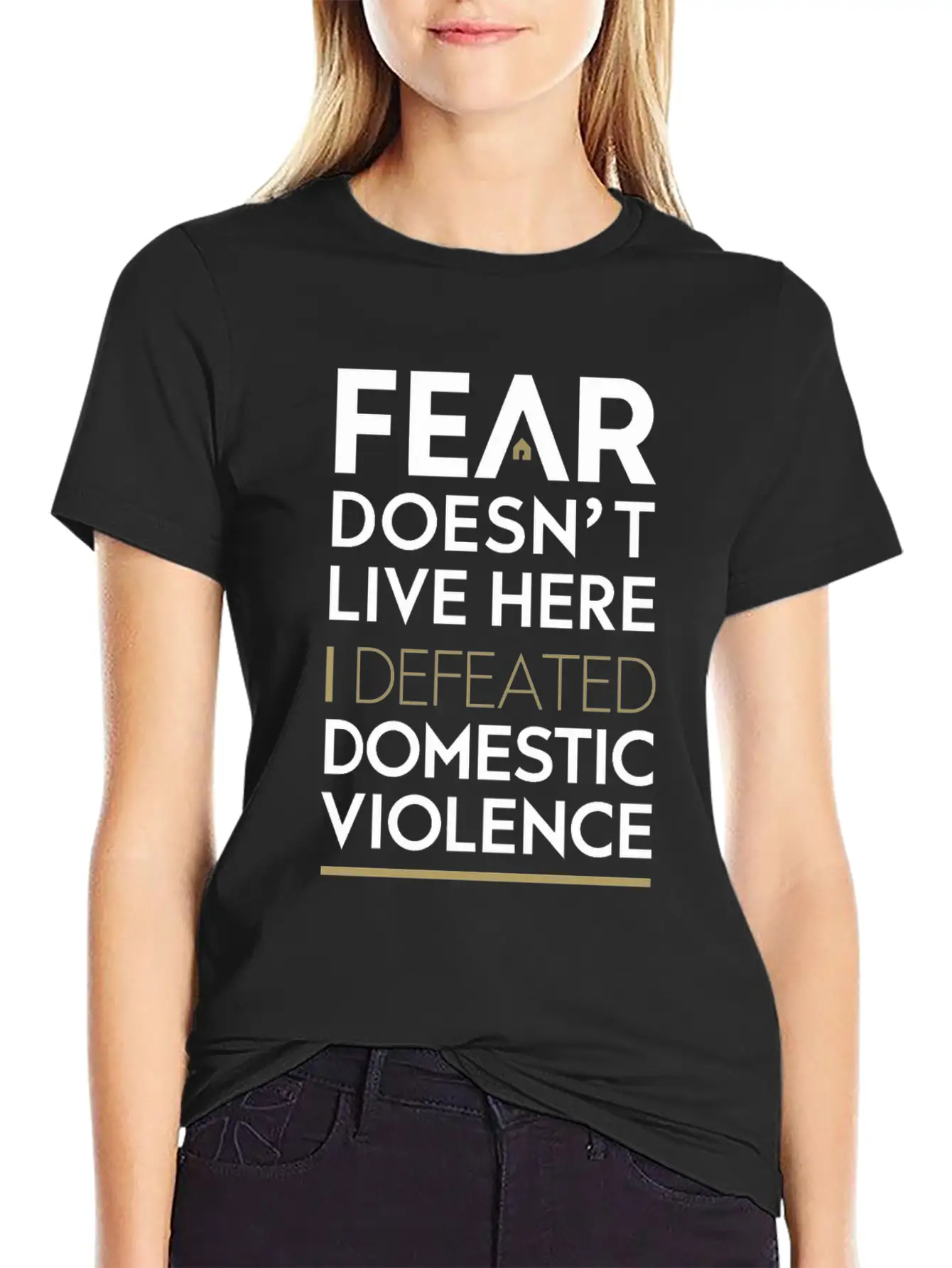 Domestic Violence Awareness Raising Awareness Essential Unisex Summer Tee – Soft Cotton Casual Fit