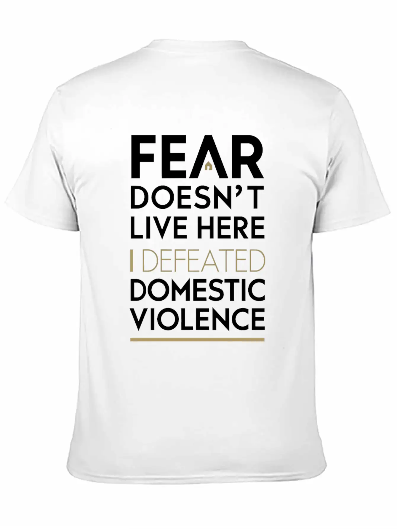 Domestic Violence Awareness Raising Awareness Essential Unisex Summer Tee – Soft Cotton Casual Fit