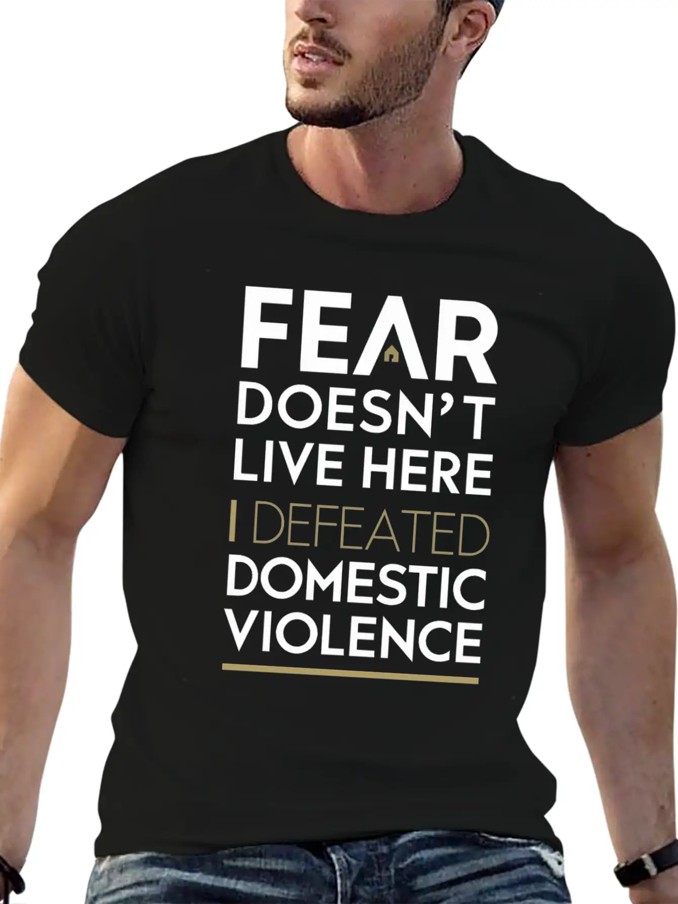 Domestic Violence Awareness Raising Awareness Essential Unisex Summer Tee – Soft Cotton Casual Fit