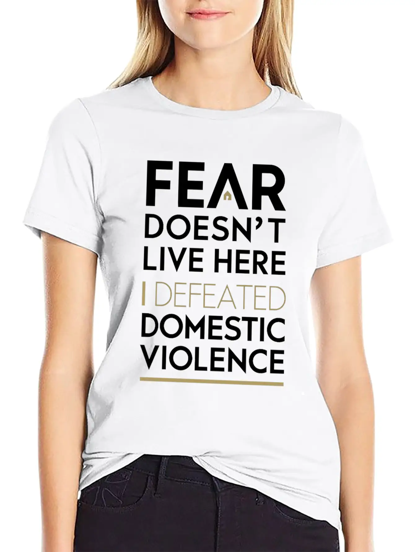 Domestic Violence Awareness Raising Awareness Essential Unisex Summer Tee – Soft Cotton Casual Fit