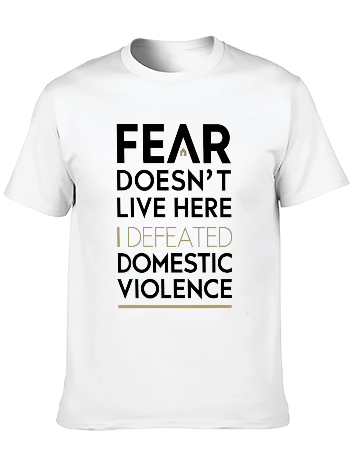 Domestic Violence Awareness Raising Awareness Essential Unisex Summer Tee – Soft Cotton Casual Fit