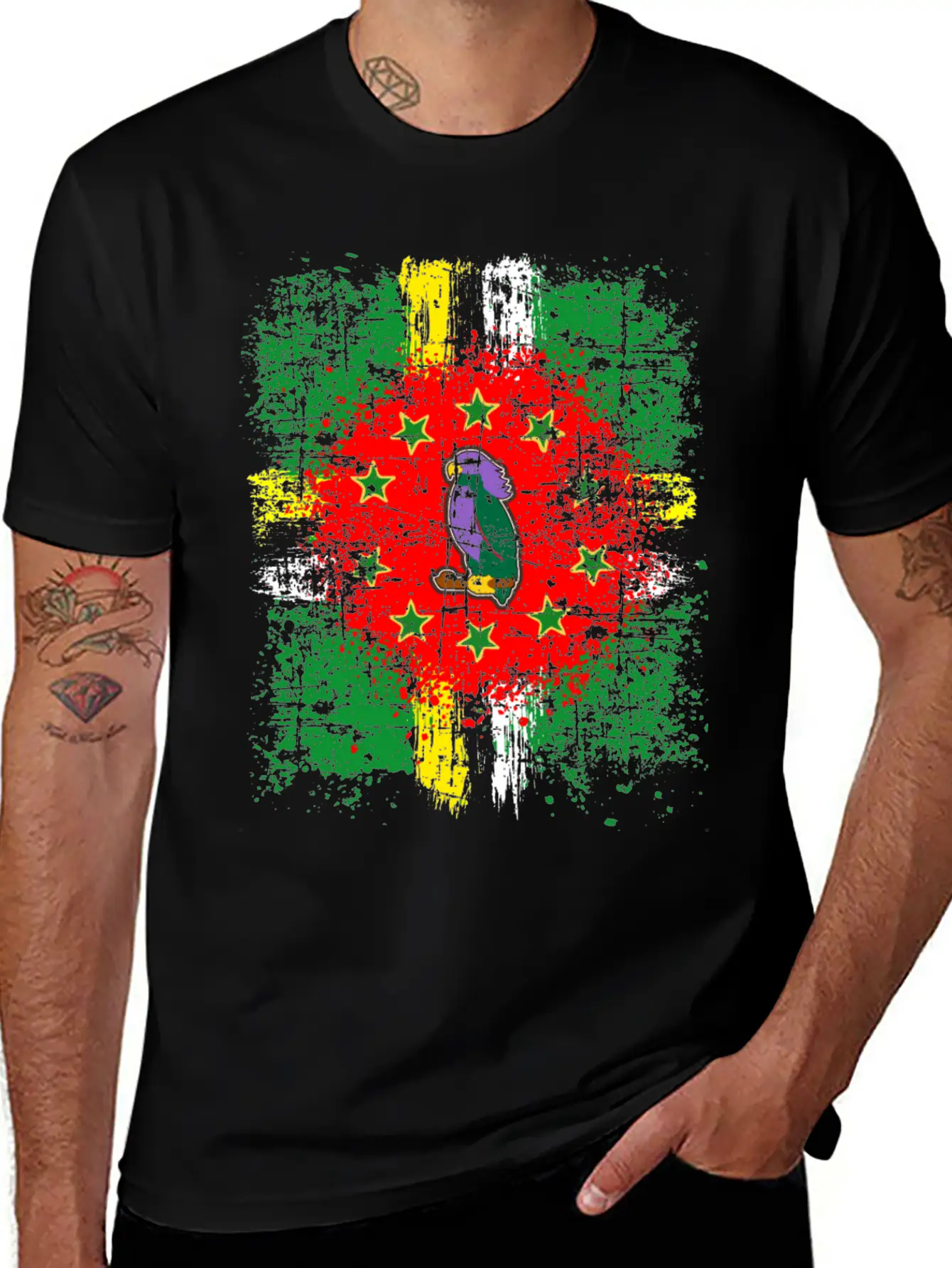 Dominica Country Roseau Timeless Short Sleeve Tee – Comfy And Minimalist Design
