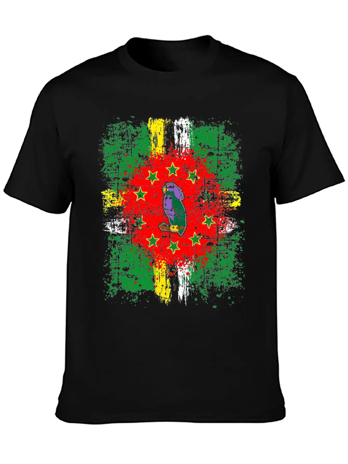 Dominica Country Roseau Timeless Short Sleeve Tee – Comfy And Minimalist Design