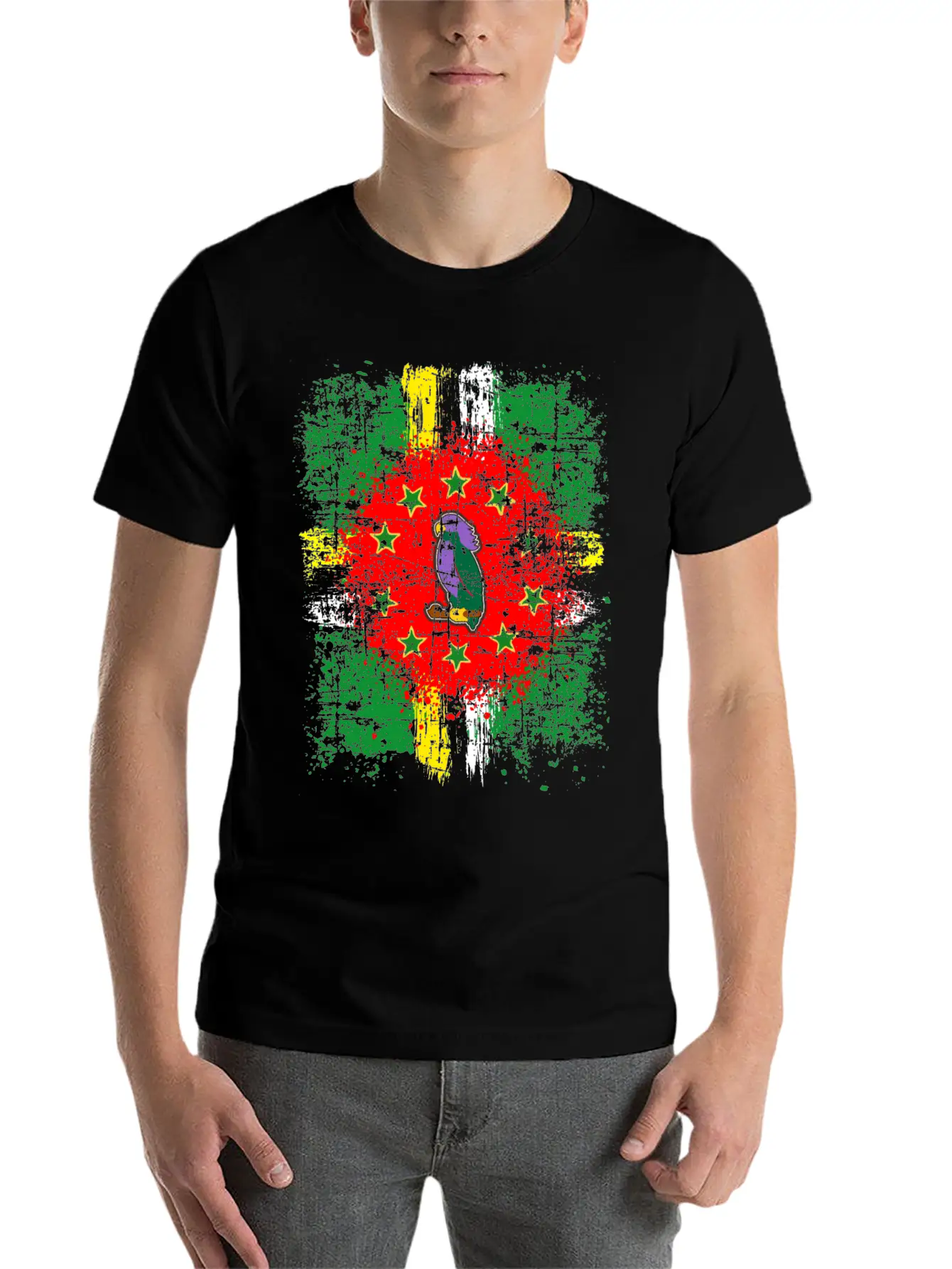 Dominica Country Roseau Timeless Short Sleeve Tee – Comfy And Minimalist Design