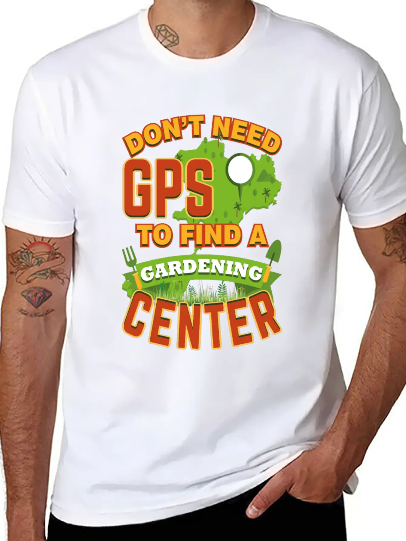 Don T Need GPS To Find Gardening Center Comfortable Minimalist Graphic Tee – Summer Style Essential