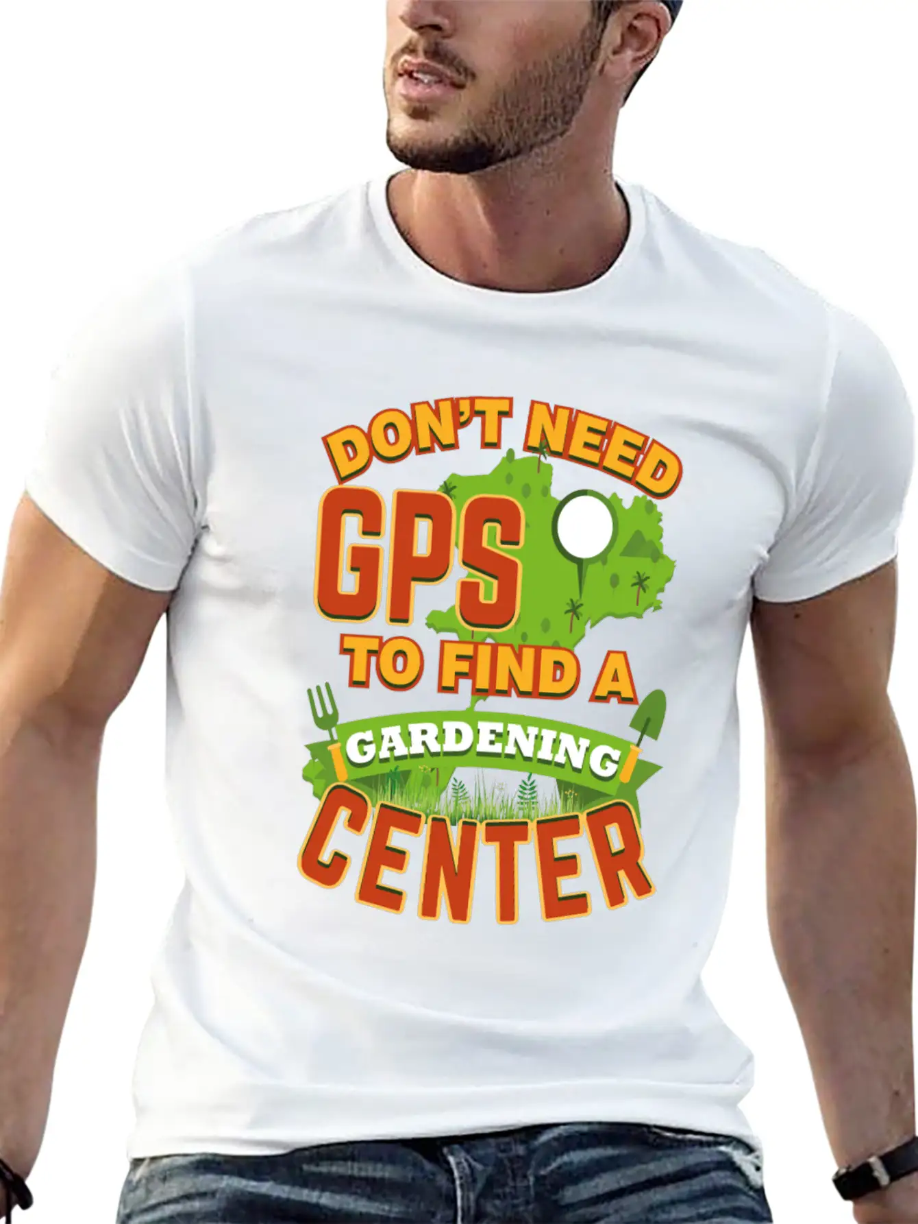 Don T Need GPS To Find Gardening Center Comfortable Minimalist Graphic Tee – Summer Style Essential