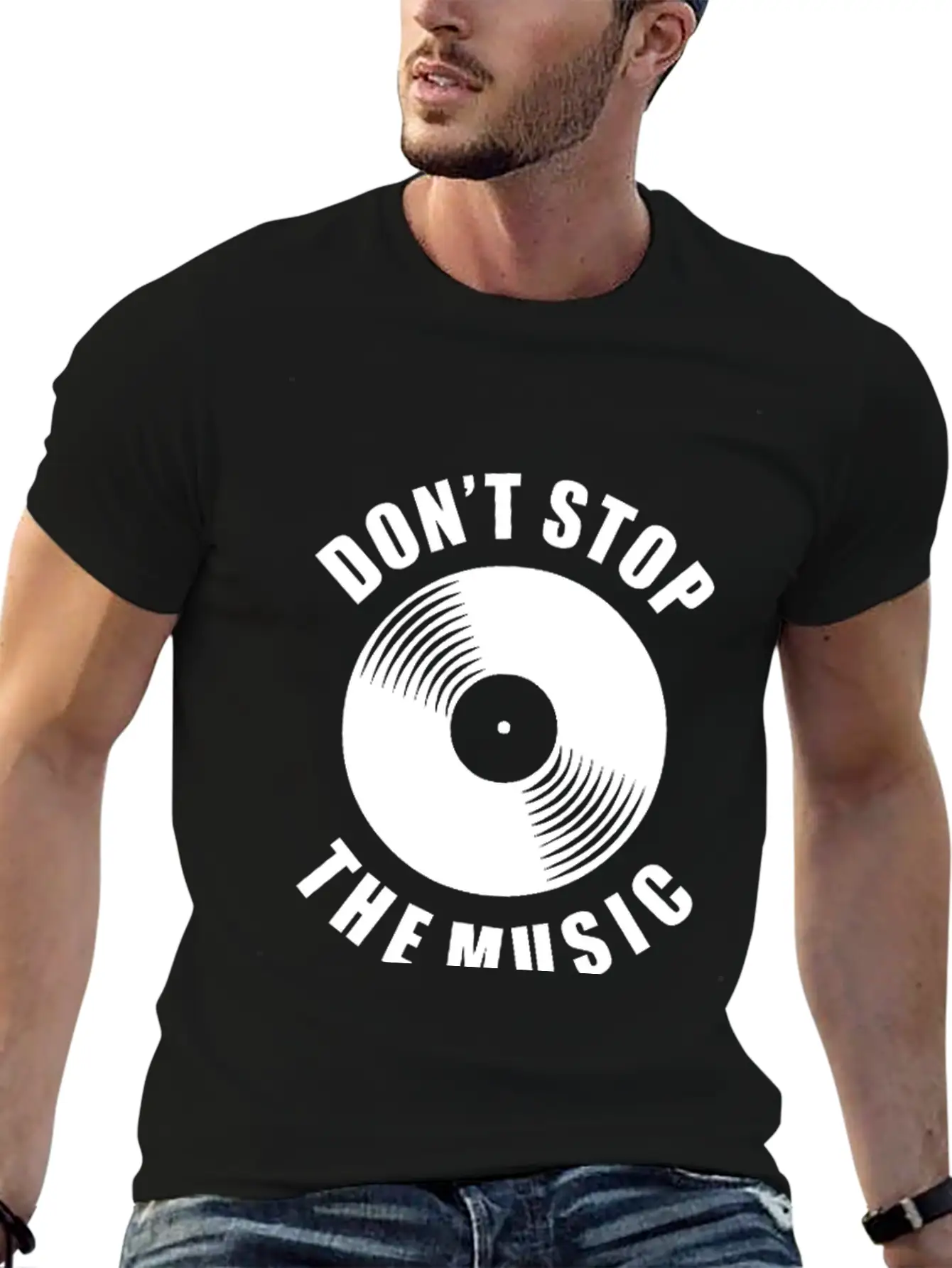 Don T Stop The Music Unisex Casual T-Shirt – Clean Design For Daily Comfort