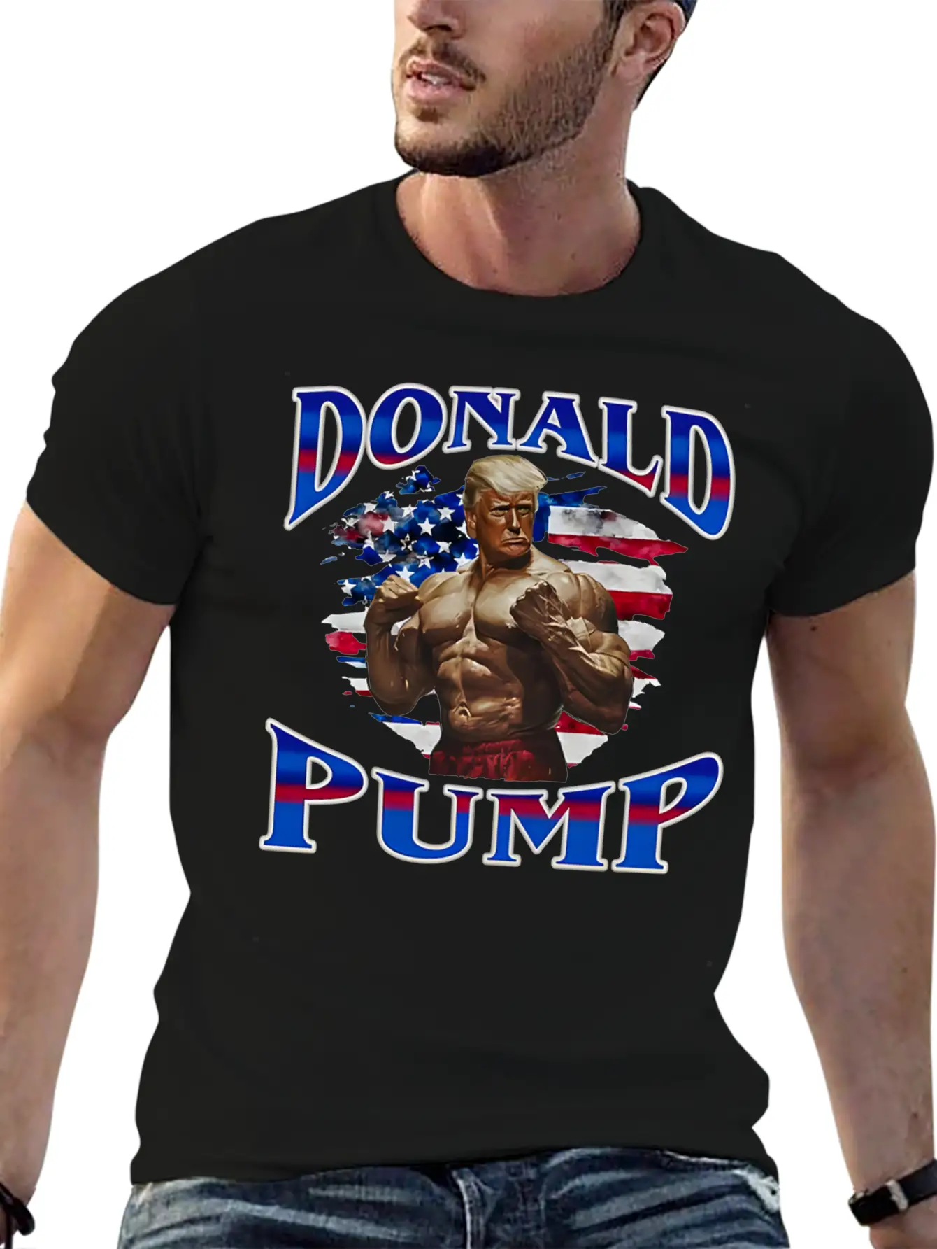 Donald Pump Gift T Shirt Meme Funny Election Shirt Stylish Everyday T-Shirt – Unisex Basic Cotton Tee