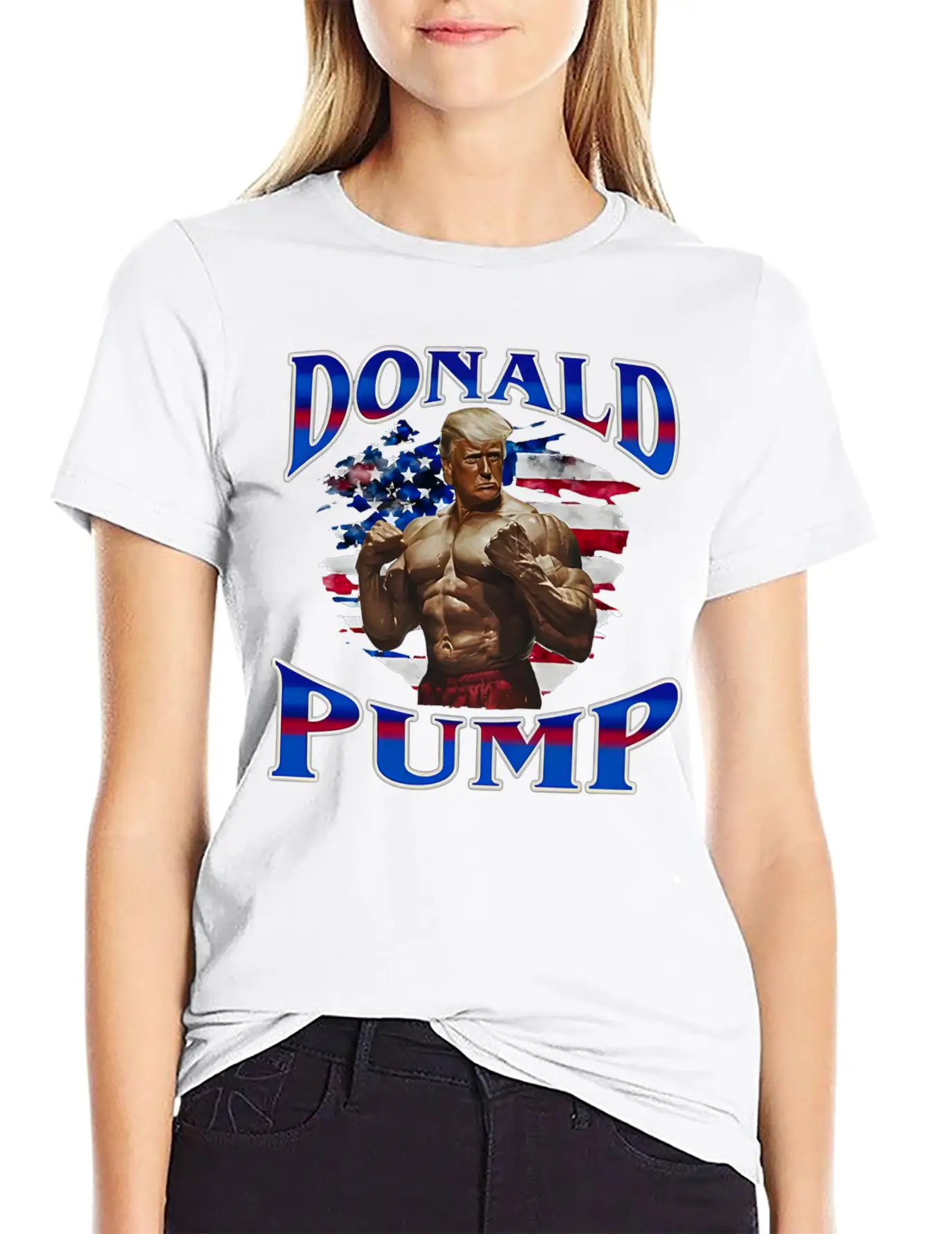 Donald Pump Gift T Shirt Meme Funny Election Shirt Stylish Everyday T-Shirt – Unisex Basic Cotton Tee