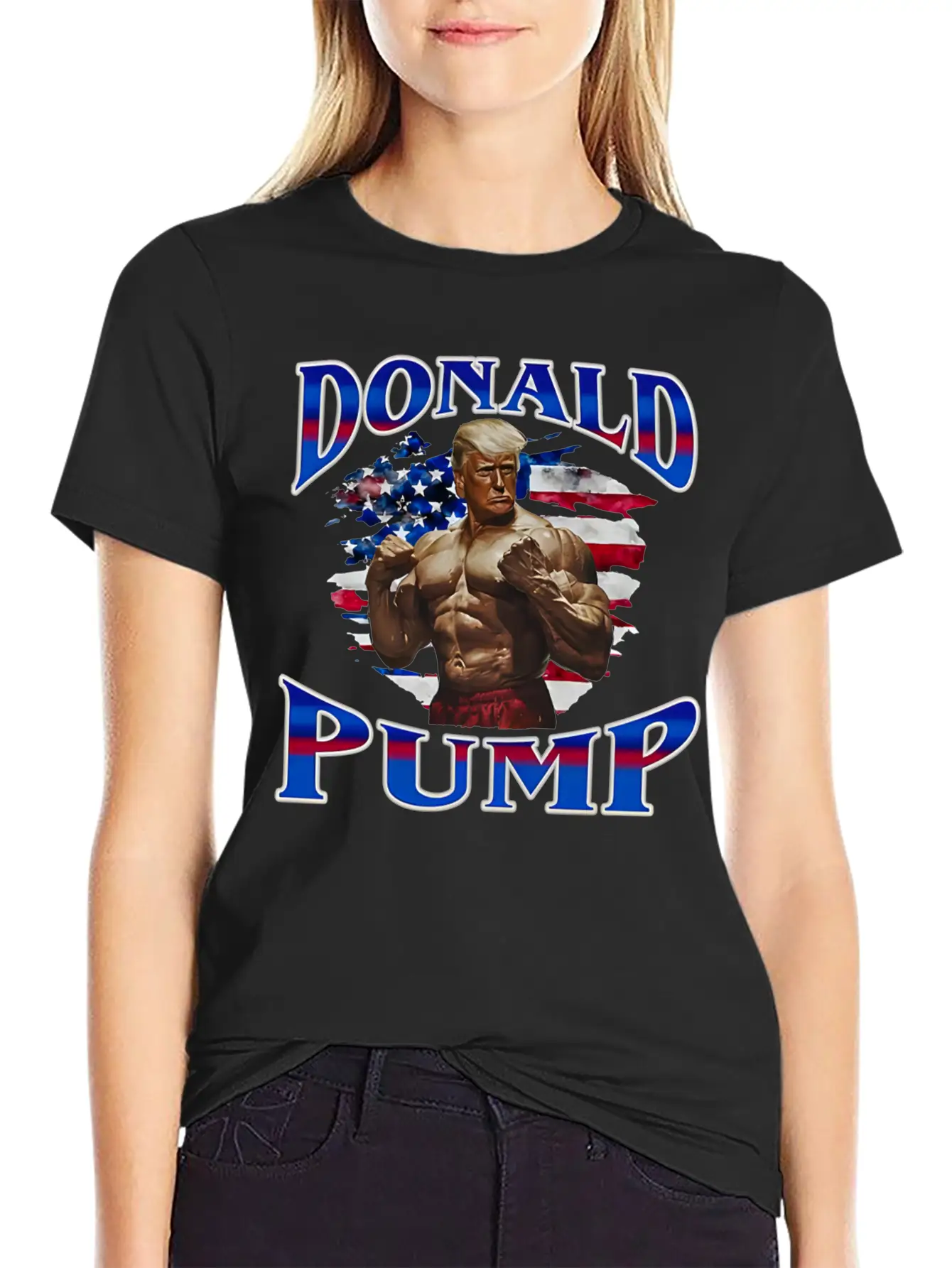Donald Pump Gift T Shirt Meme Funny Election Shirt Stylish Everyday T-Shirt – Unisex Basic Cotton Tee