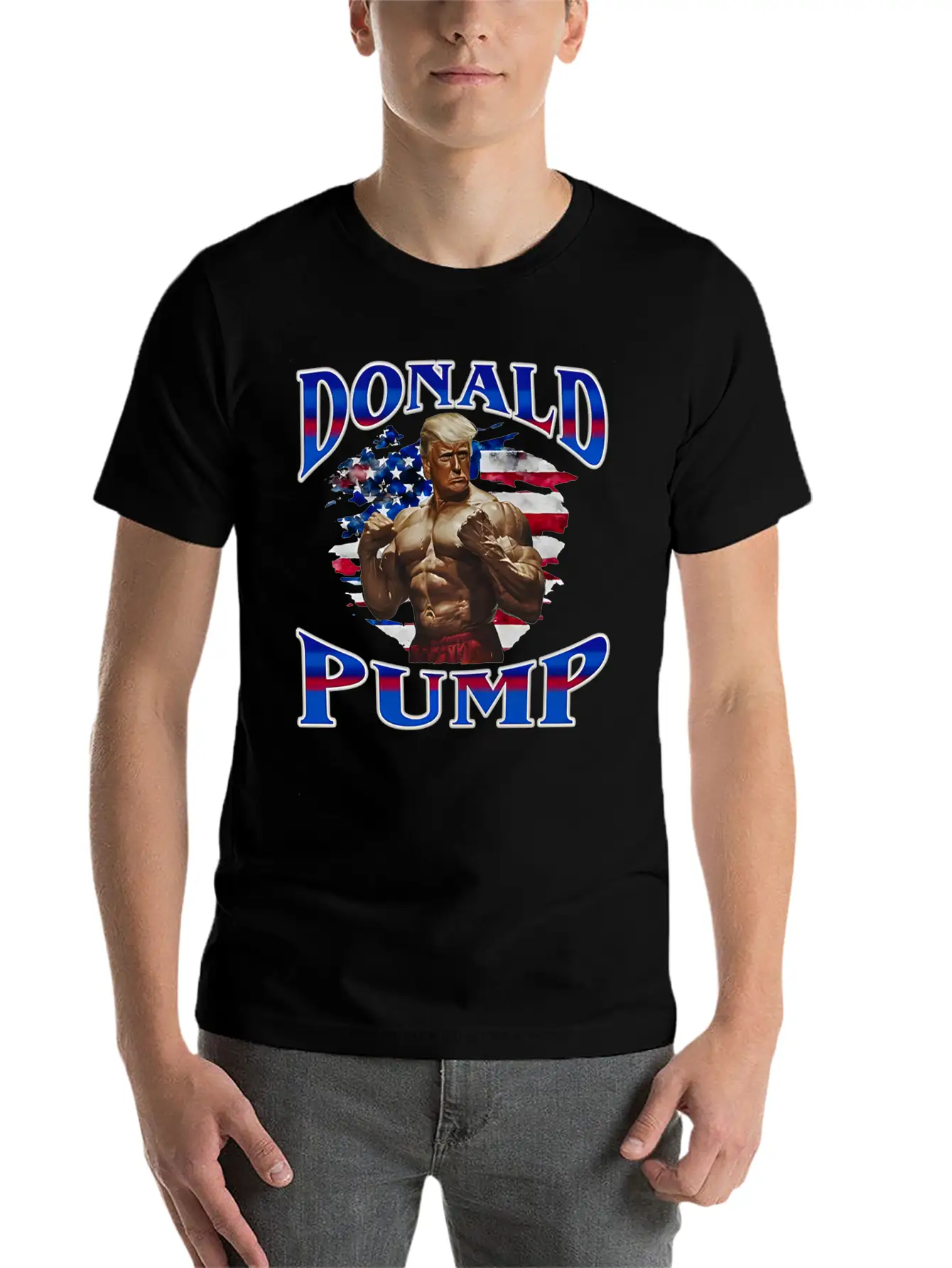 Donald Pump Gift T Shirt Meme Funny Election Shirt Stylish Everyday T-Shirt – Unisex Basic Cotton Tee