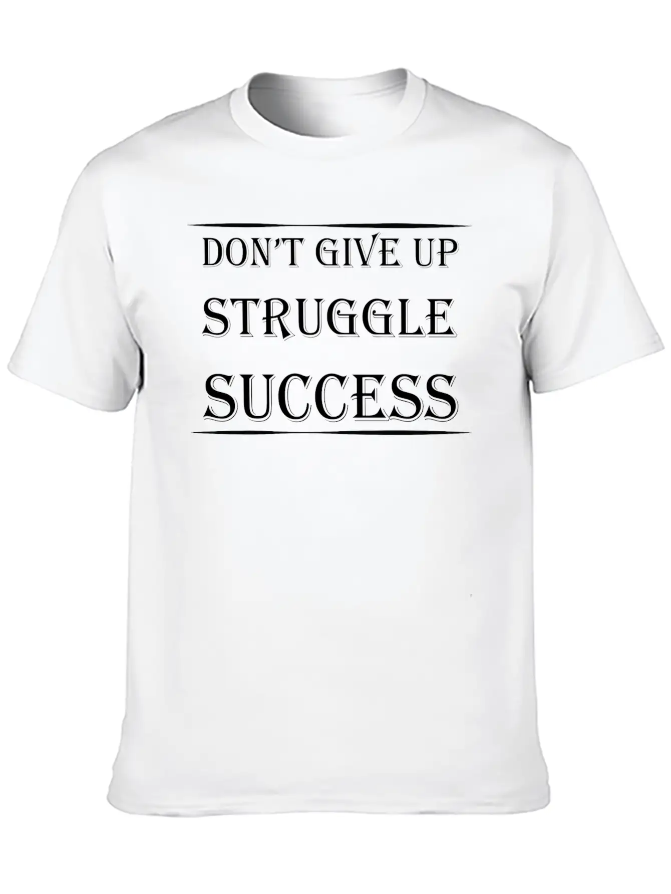 Don't Give Up Essential Unisex Summer Tee – Soft Cotton Casual Fit