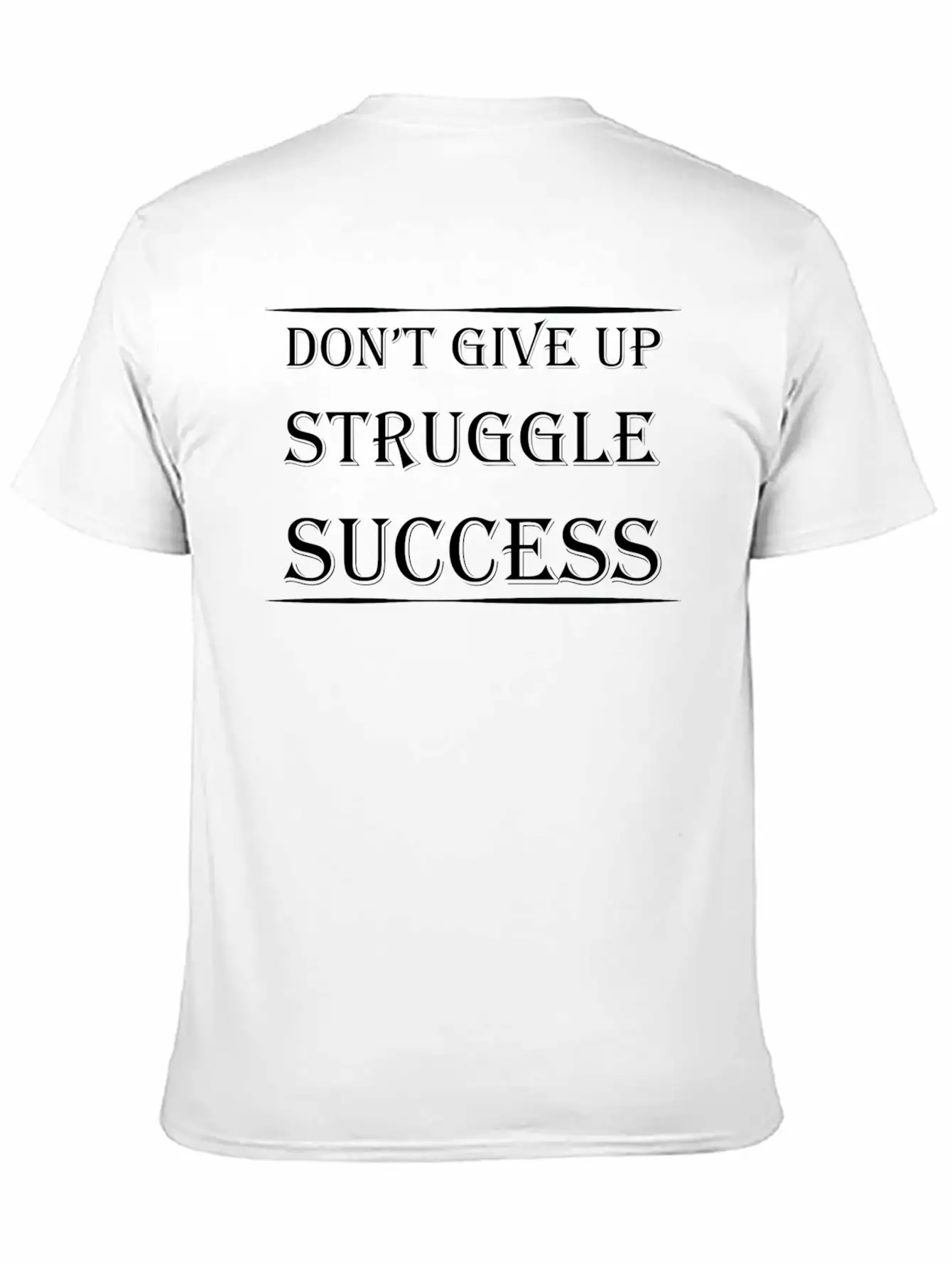 Don't Give Up Essential Unisex Summer Tee – Soft Cotton Casual Fit