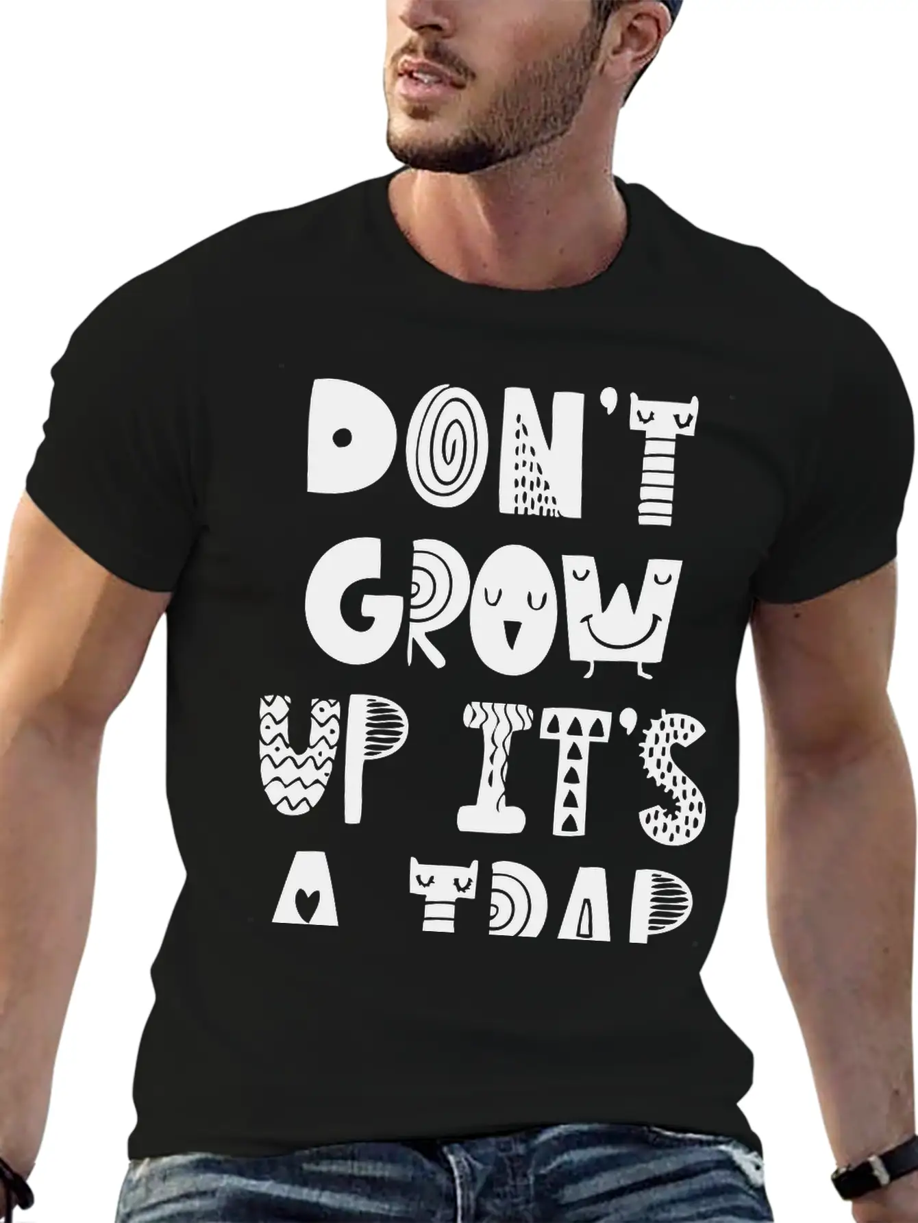 Don't Grow Up It's A Trap Essential Unisex Summer Tee – Soft Cotton Casual Fit