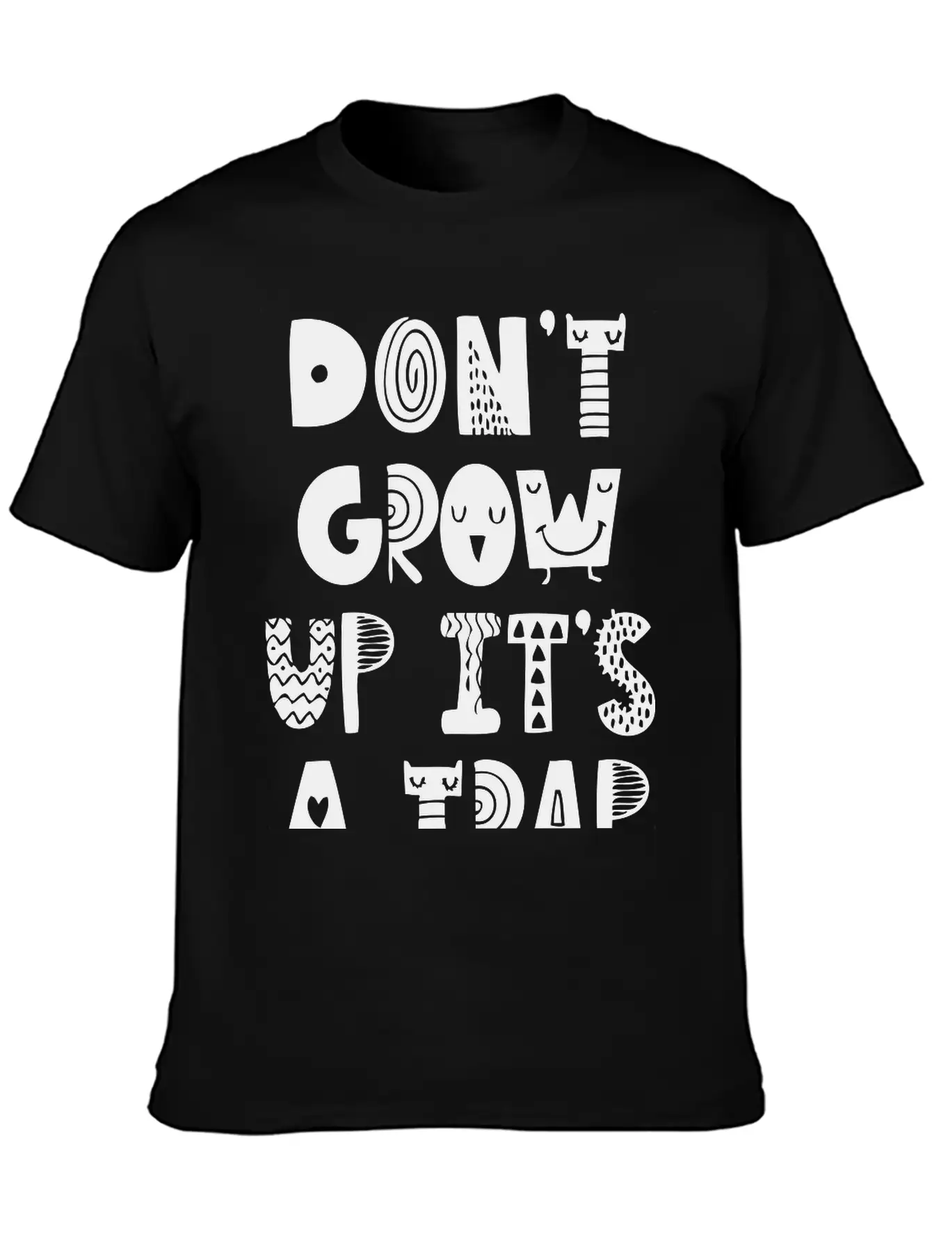 Don't Grow Up It's A Trap Essential Unisex Summer Tee – Soft Cotton Casual Fit
