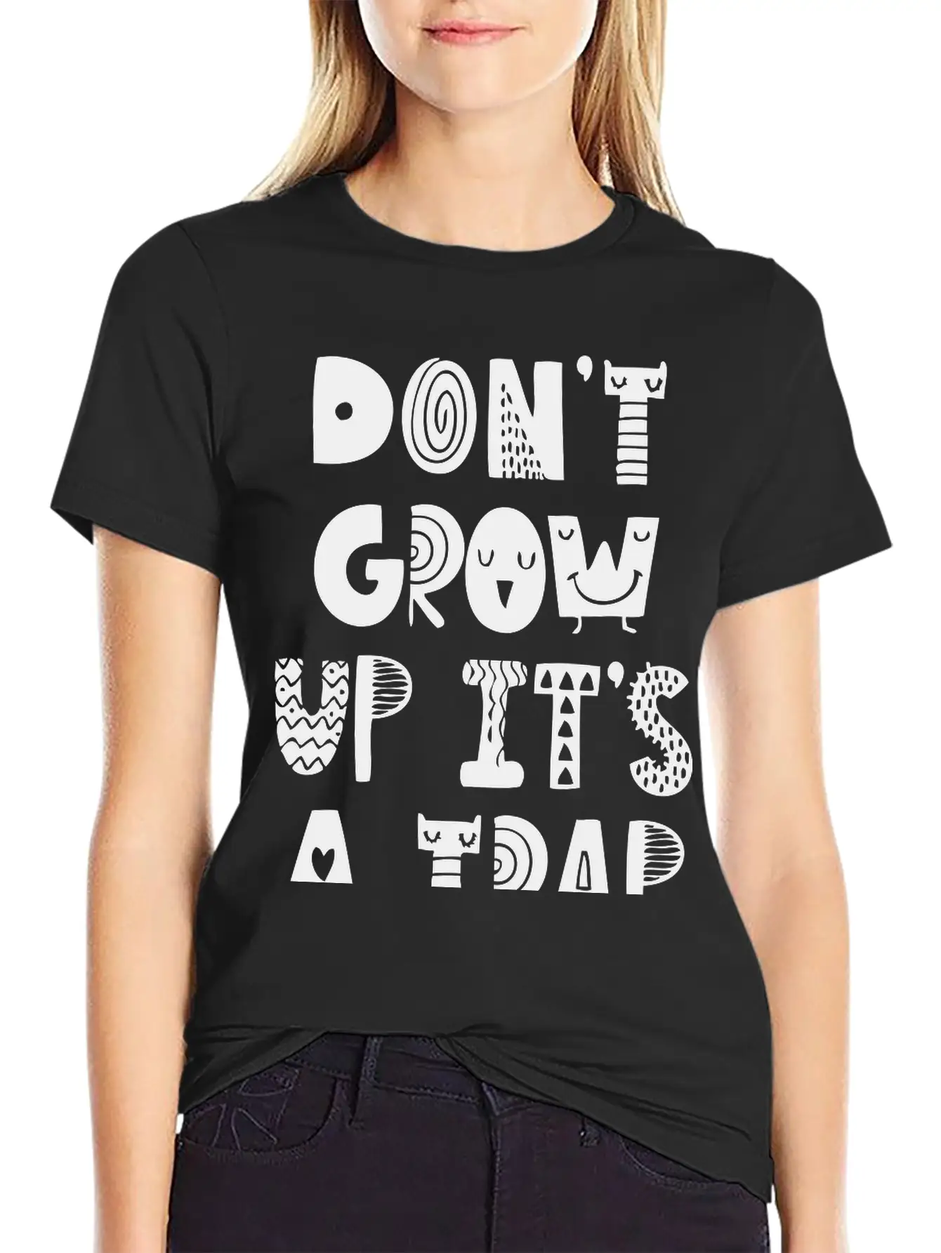Don't Grow Up It's A Trap Essential Unisex Summer Tee – Soft Cotton Casual Fit