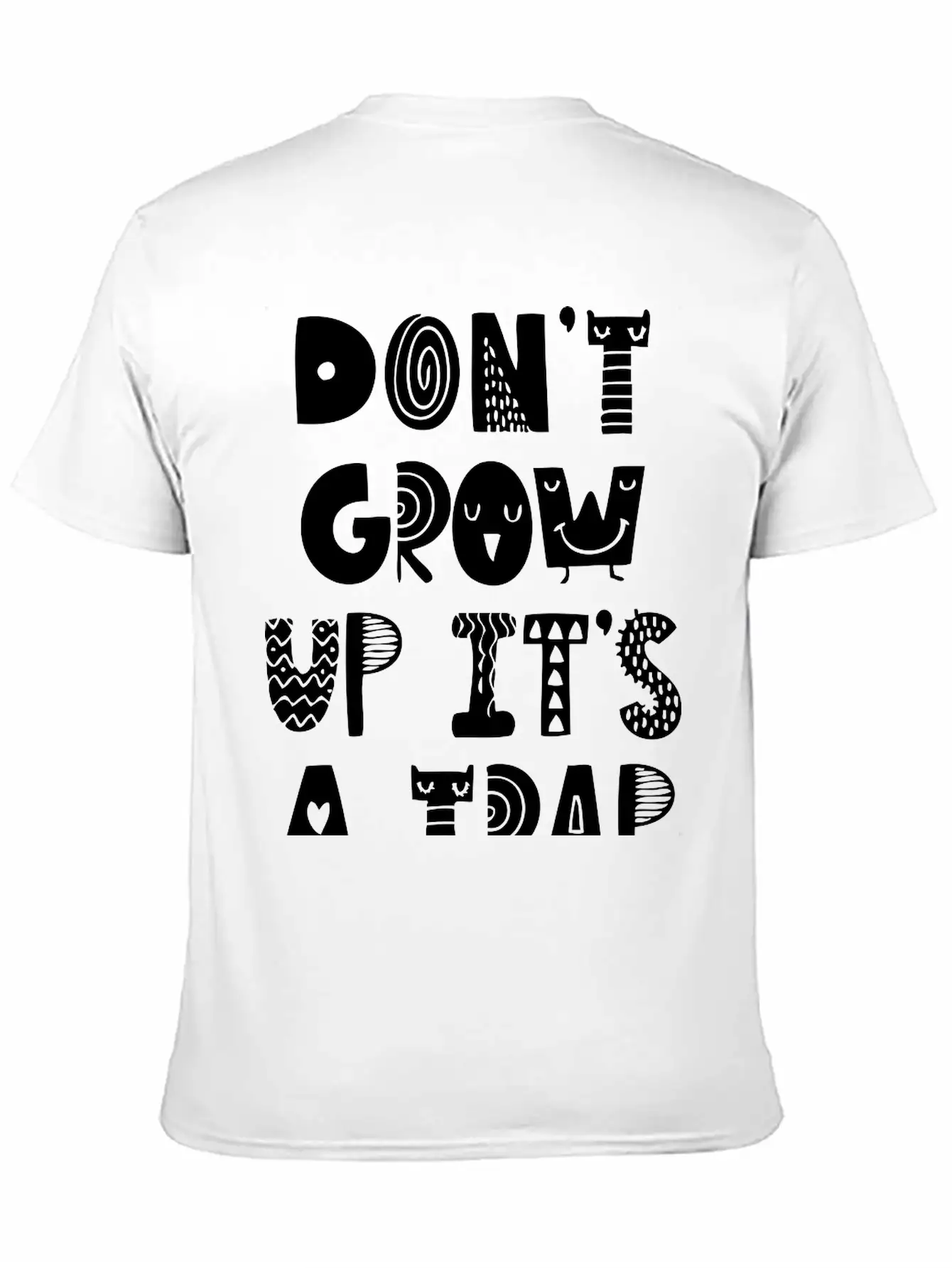Don't Grow Up It's A Trap Essential Unisex Summer Tee – Soft Cotton Casual Fit