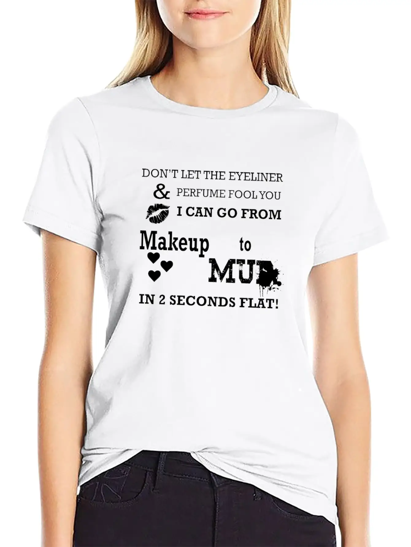 Don't Let The Eyeliner & Perfume Fool You. I Can G Unisex Short Sleeve Soft Cotton T-Shirt – Casual Everyday Wear