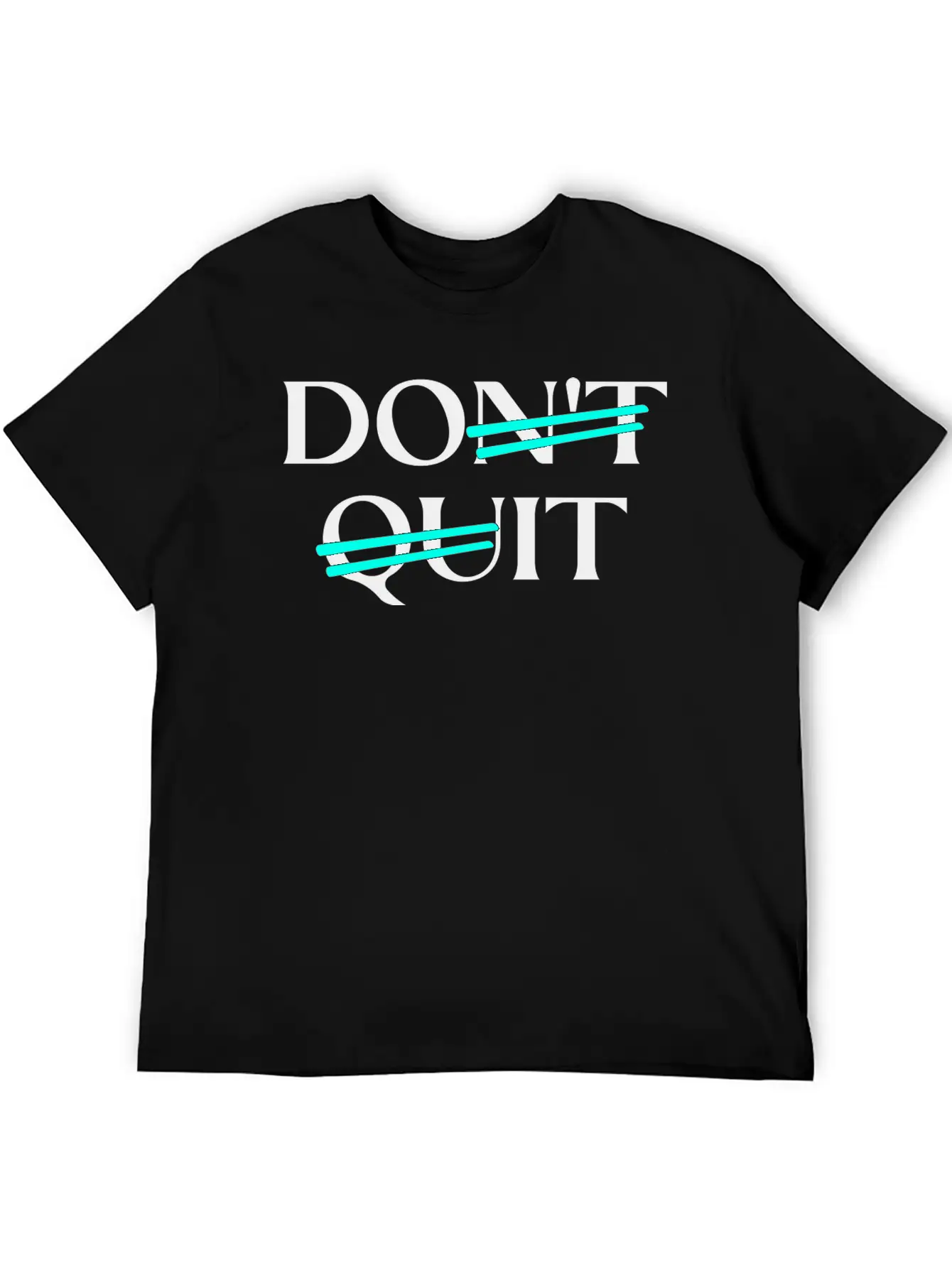 Don't Quit Motivation Essential Unisex Summer Tee – Soft Cotton Casual Fit