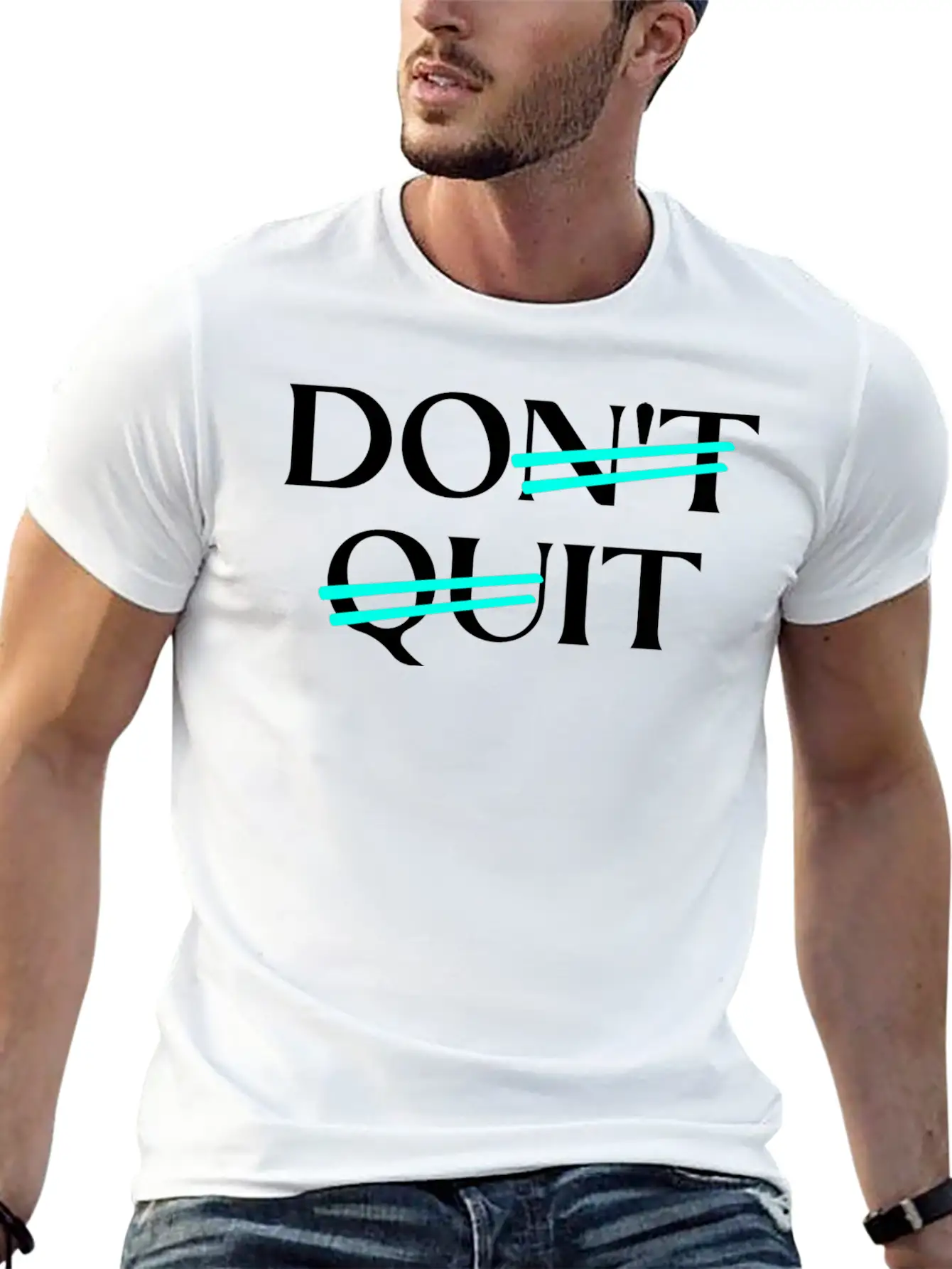 Don't Quit Motivation Essential Unisex Summer Tee – Soft Cotton Casual Fit