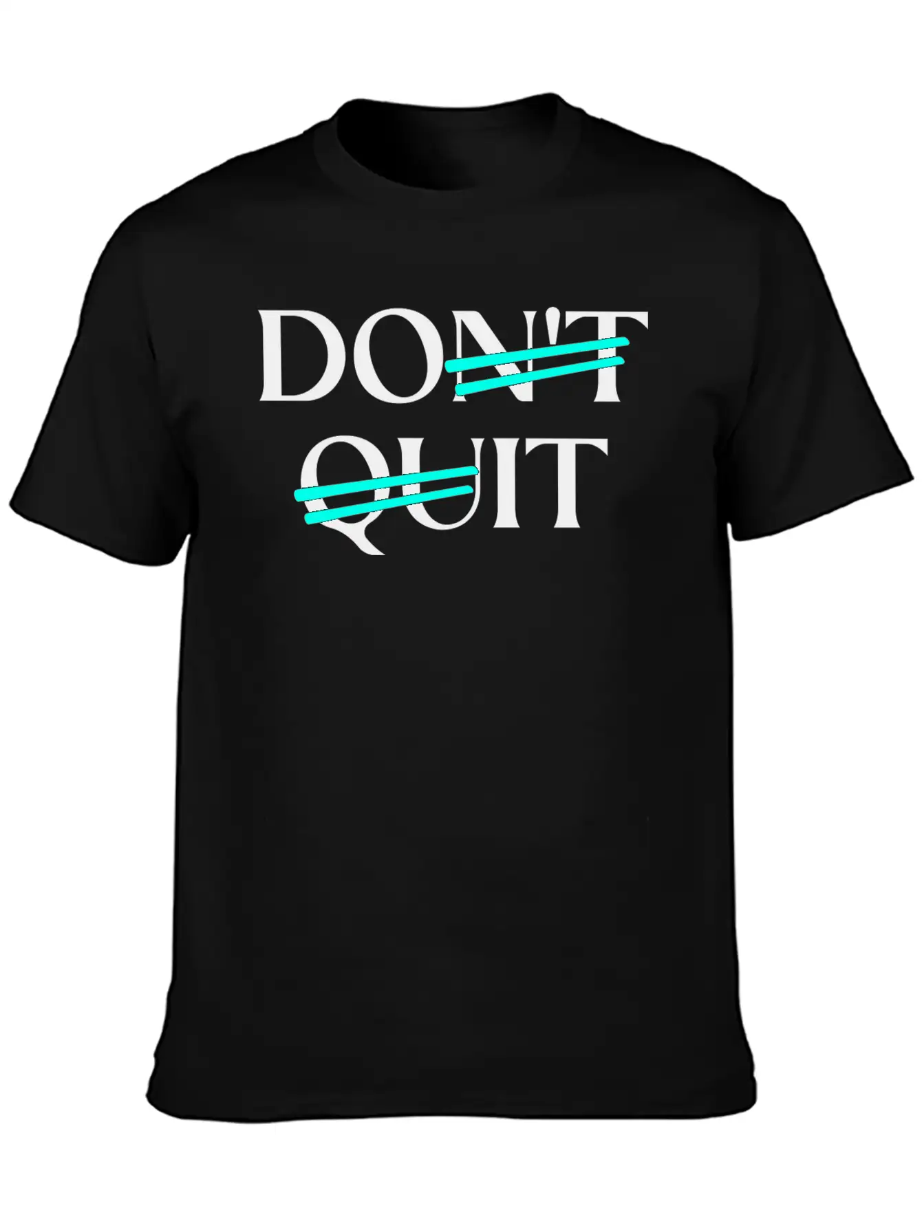 Don't Quit Motivation Essential Unisex Summer Tee – Soft Cotton Casual Fit