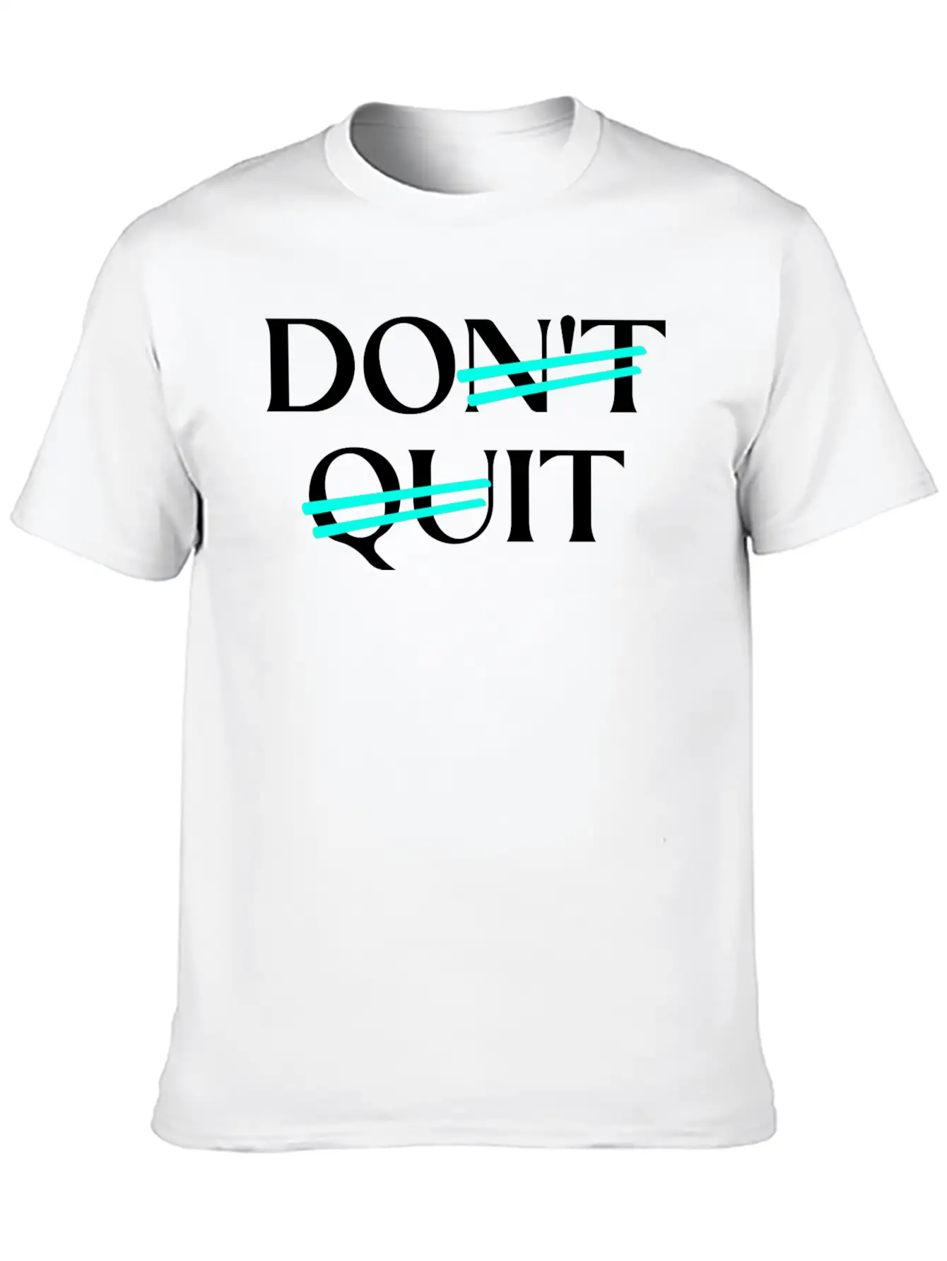 Don't Quit Motivation Essential Unisex Summer Tee – Soft Cotton Casual Fit