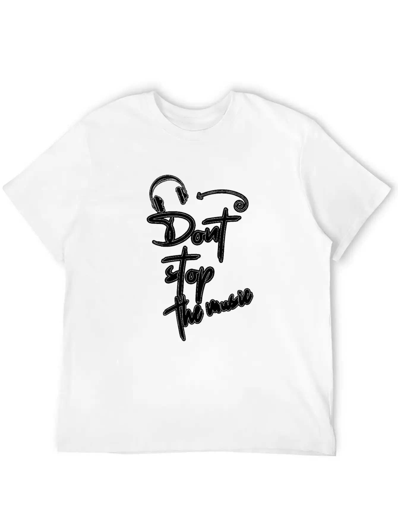 Don't Stop The Music Stylish Everyday T-Shirt – Unisex Basic Cotton Tee