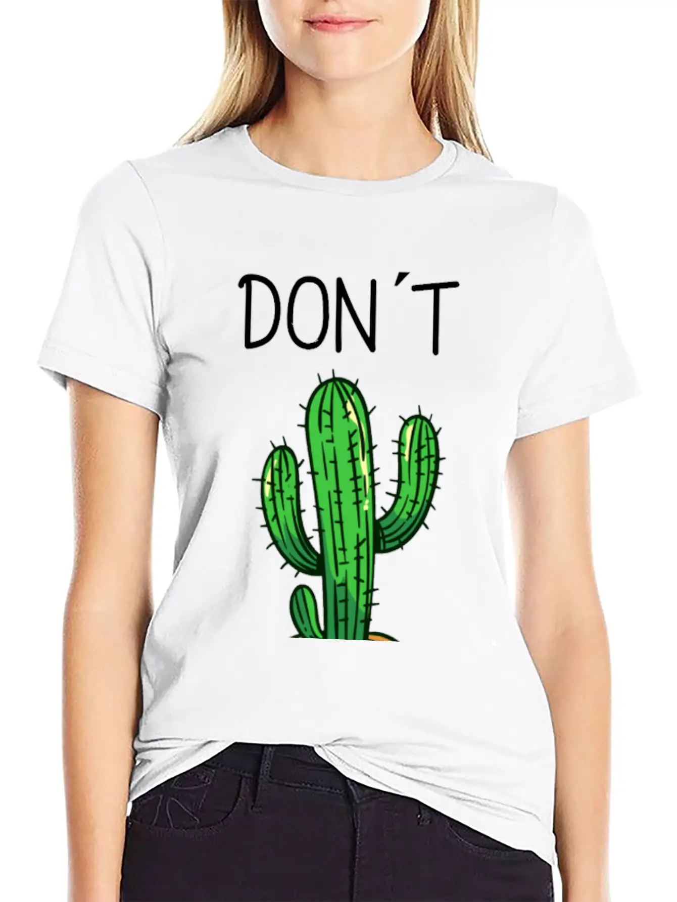 Don´t Toch Me Cactus Funny Cactus Stylish Everyday T-Shirt – Unisex Basic Cotton Tee