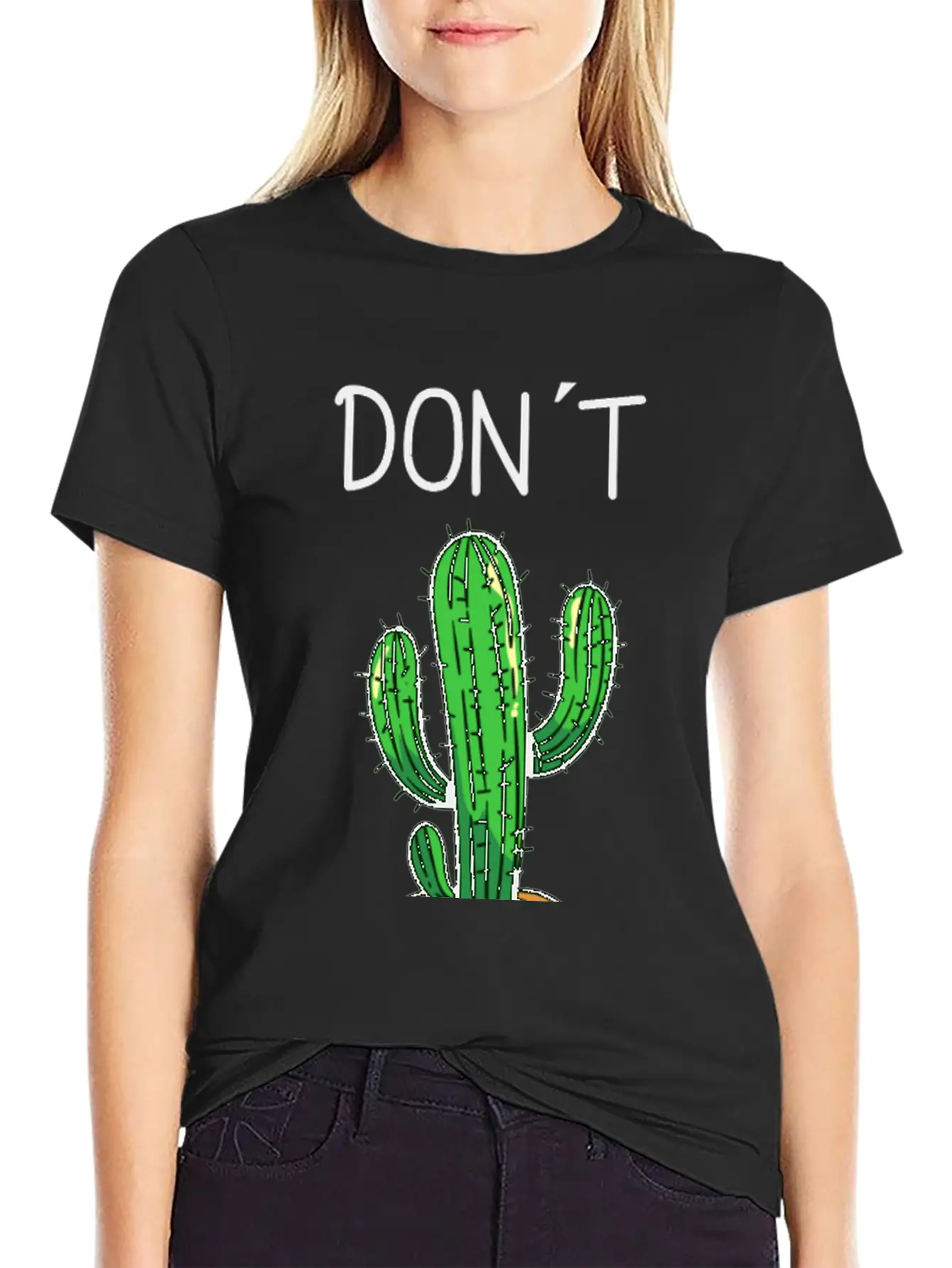 Don´t Toch Me Cactus Funny Cactus Stylish Everyday T-Shirt – Unisex Basic Cotton Tee