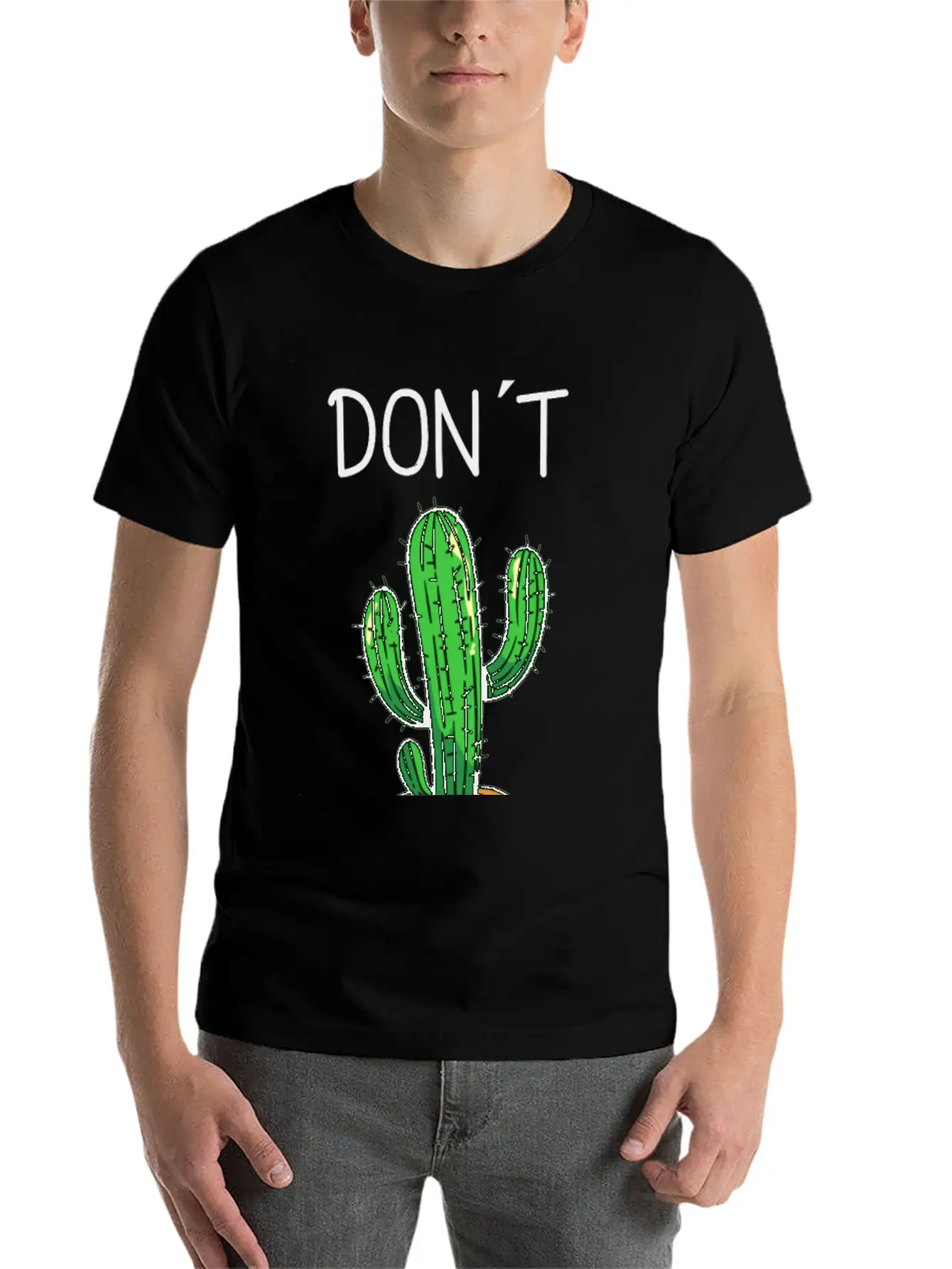 Don´t Toch Me Cactus Funny Cactus Stylish Everyday T-Shirt – Unisex Basic Cotton Tee