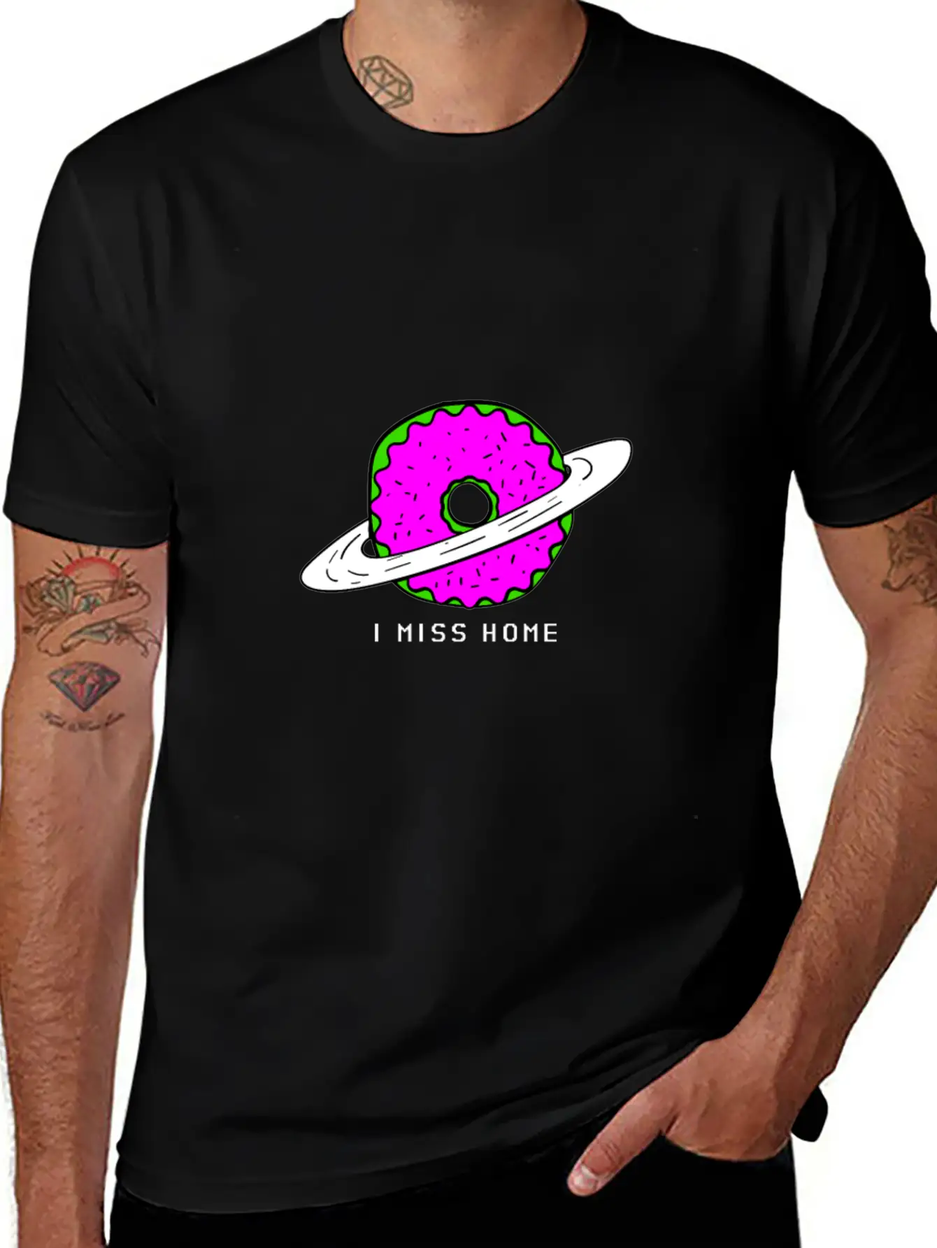 Donut Planet Essential Unisex Summer Tee – Soft Cotton Casual Fit