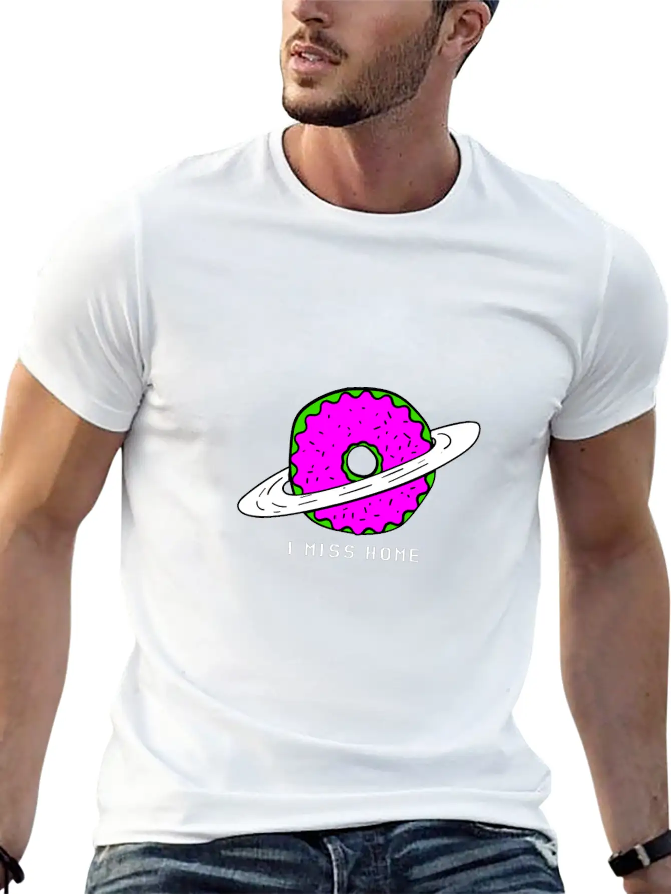 Donut Planet Essential Unisex Summer Tee – Soft Cotton Casual Fit