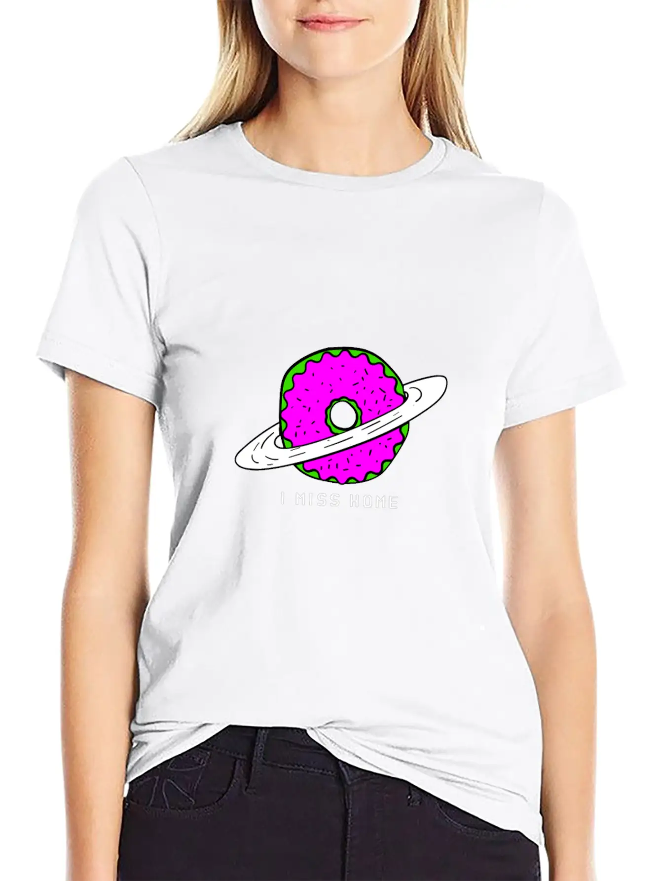 Donut Planet Essential Unisex Summer Tee – Soft Cotton Casual Fit
