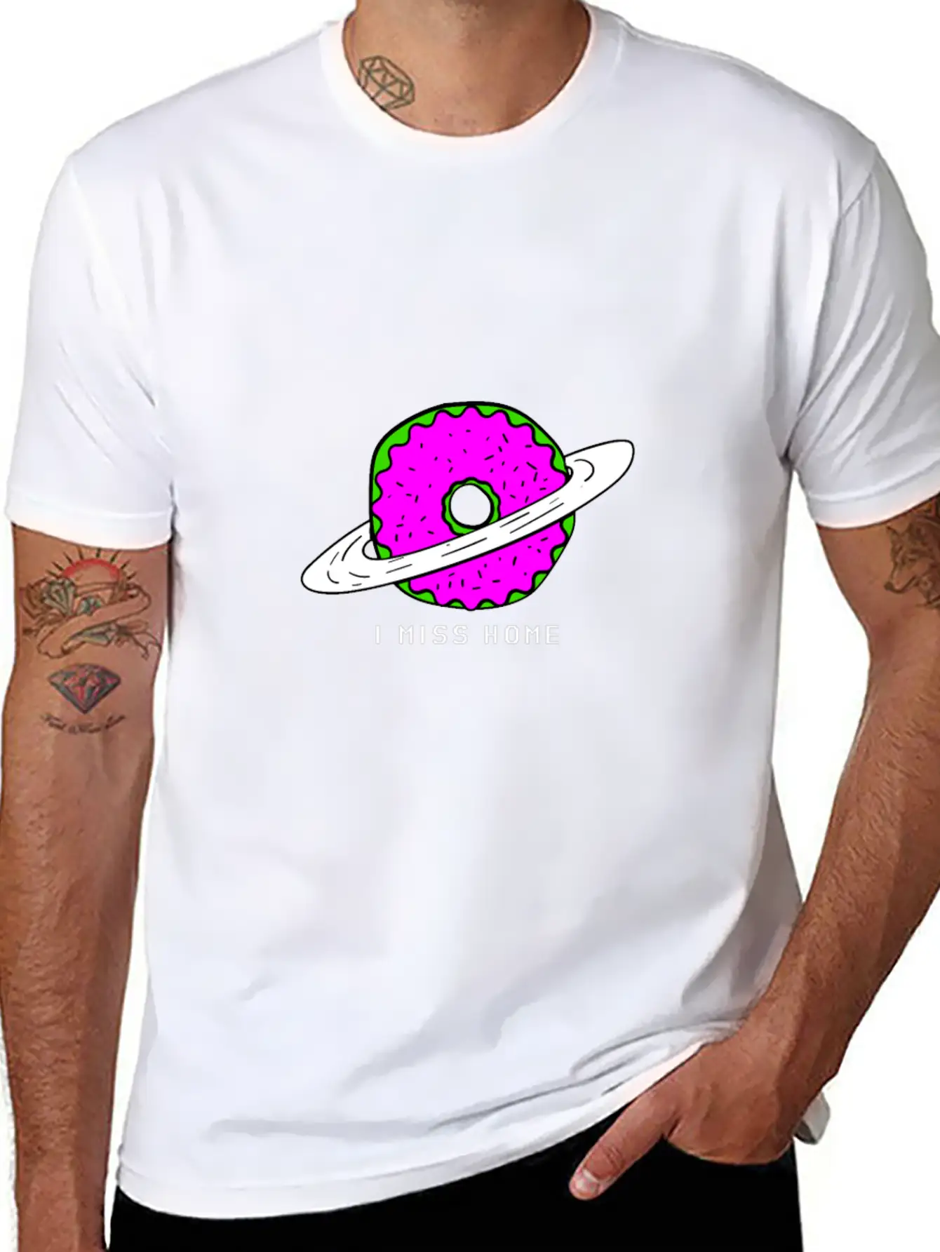 Donut Planet Essential Unisex Summer Tee – Soft Cotton Casual Fit