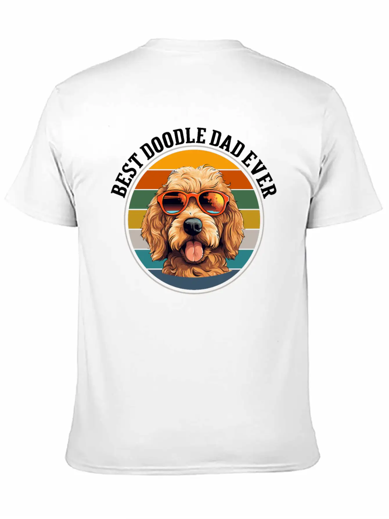 Doodle Dog Dad Basic Graphic T-Shirt – Daily Comfort In Soft Cotton