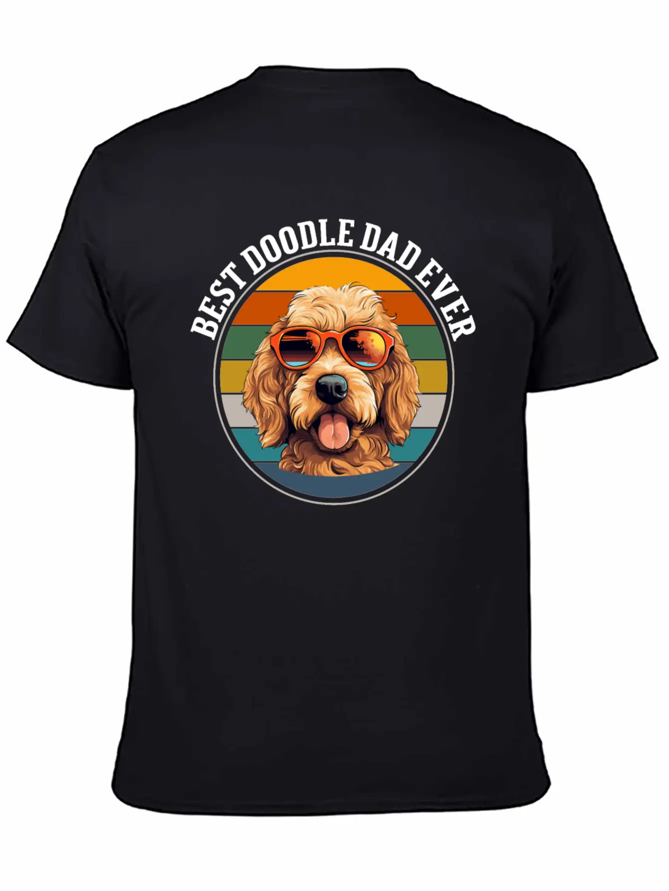 Doodle Dog Dad Basic Graphic T-Shirt – Daily Comfort In Soft Cotton