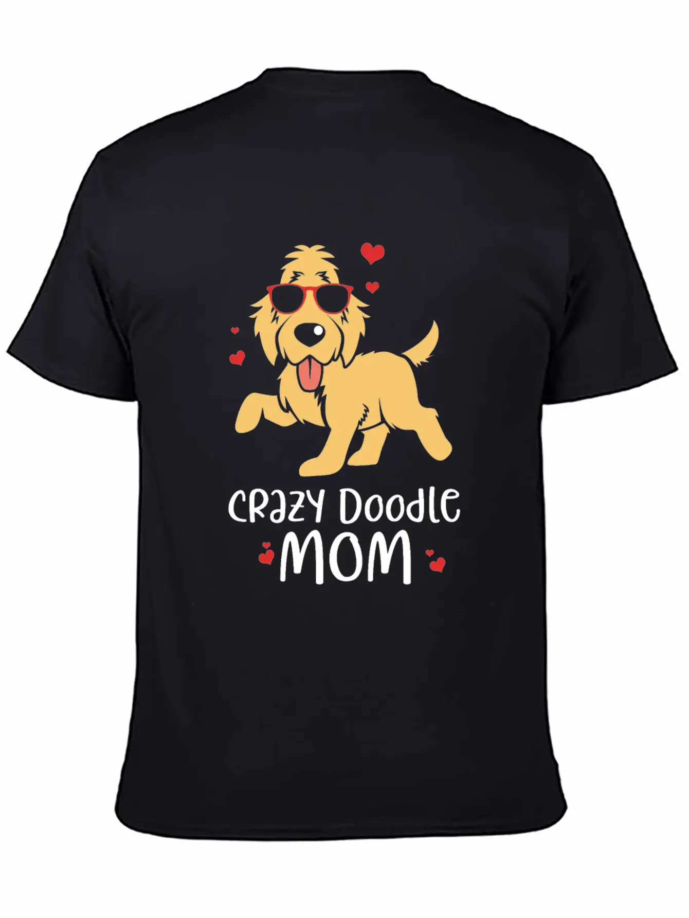Doodle Dog Goldendoodle Golden Retriever Poodle Unisex Short Sleeve Soft Cotton T-Shirt – Casual Everyday Wear