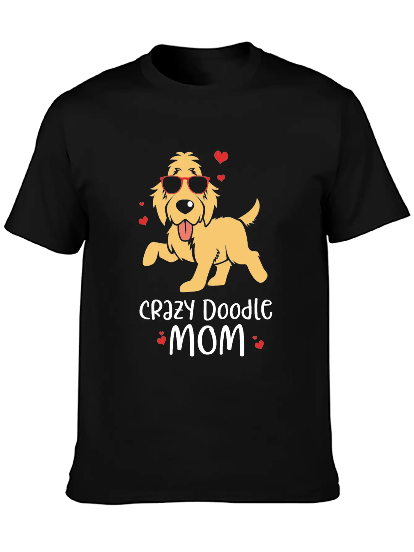 Doodle Dog Goldendoodle Golden Retriever Poodle Unisex Short Sleeve Soft Cotton T-Shirt – Casual Everyday Wear