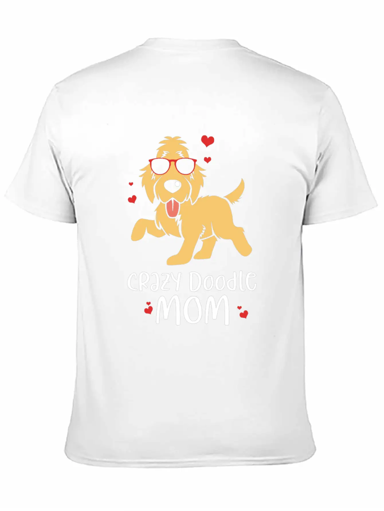 Doodle Dog Goldendoodle Golden Retriever Poodle Unisex Short Sleeve Soft Cotton T-Shirt – Casual Everyday Wear