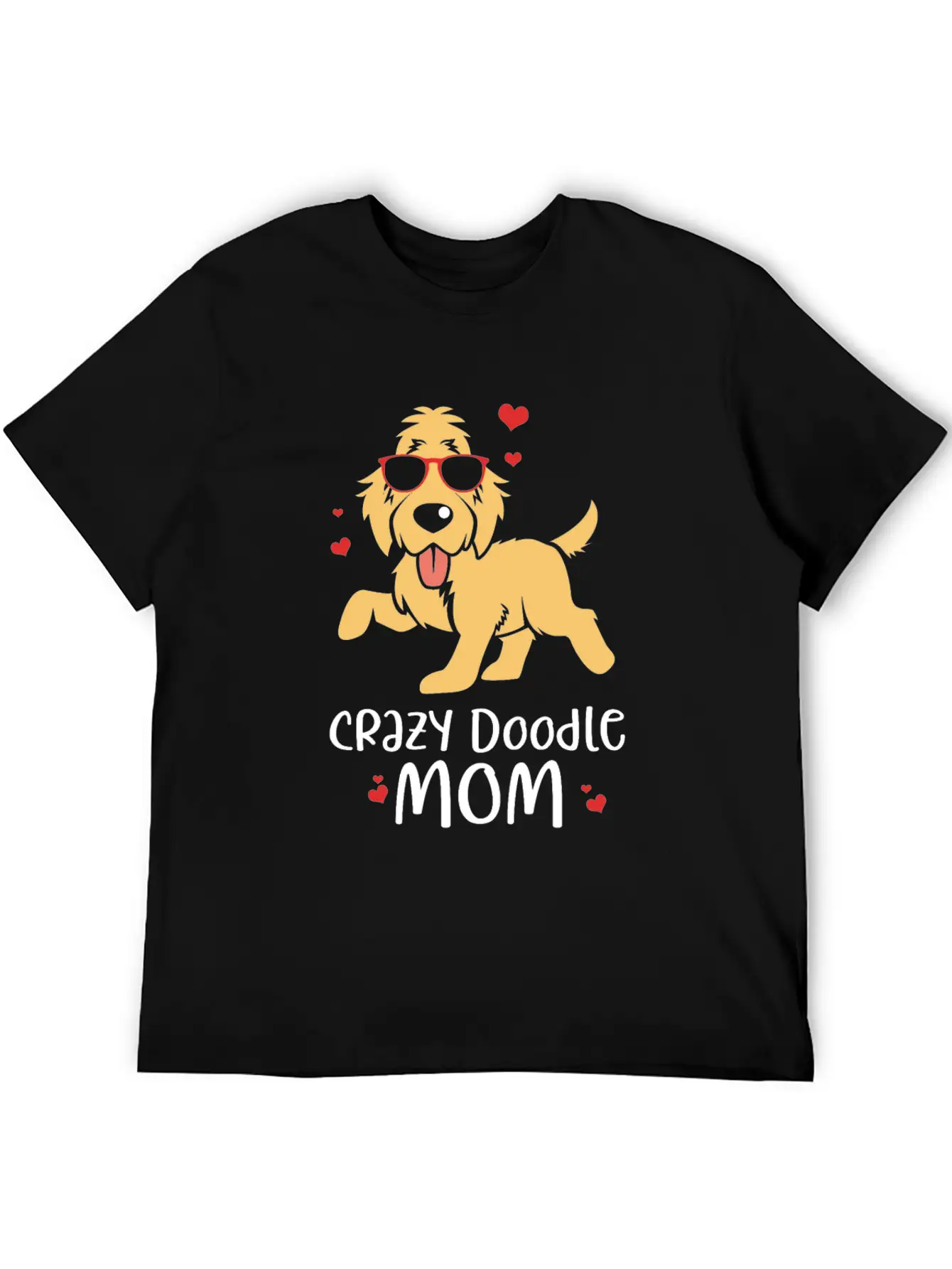 Doodle Dog Goldendoodle Golden Retriever Poodle Unisex Short Sleeve Soft Cotton T-Shirt – Casual Everyday Wear