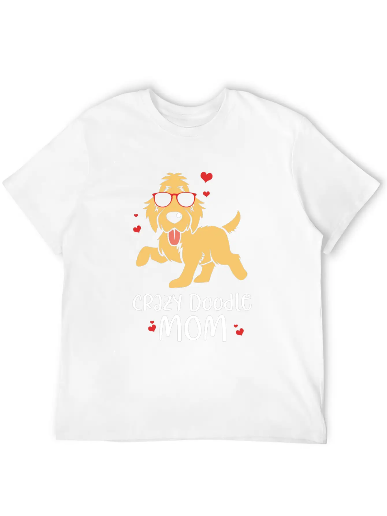 Doodle Dog Goldendoodle Golden Retriever Poodle Unisex Short Sleeve Soft Cotton T-Shirt – Casual Everyday Wear