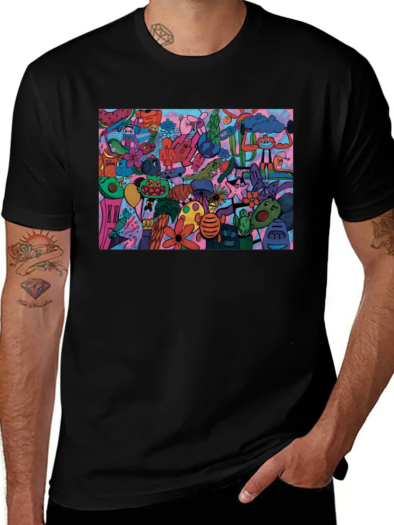 Doodles Essential Unisex Summer Tee – Soft Cotton Casual Fit